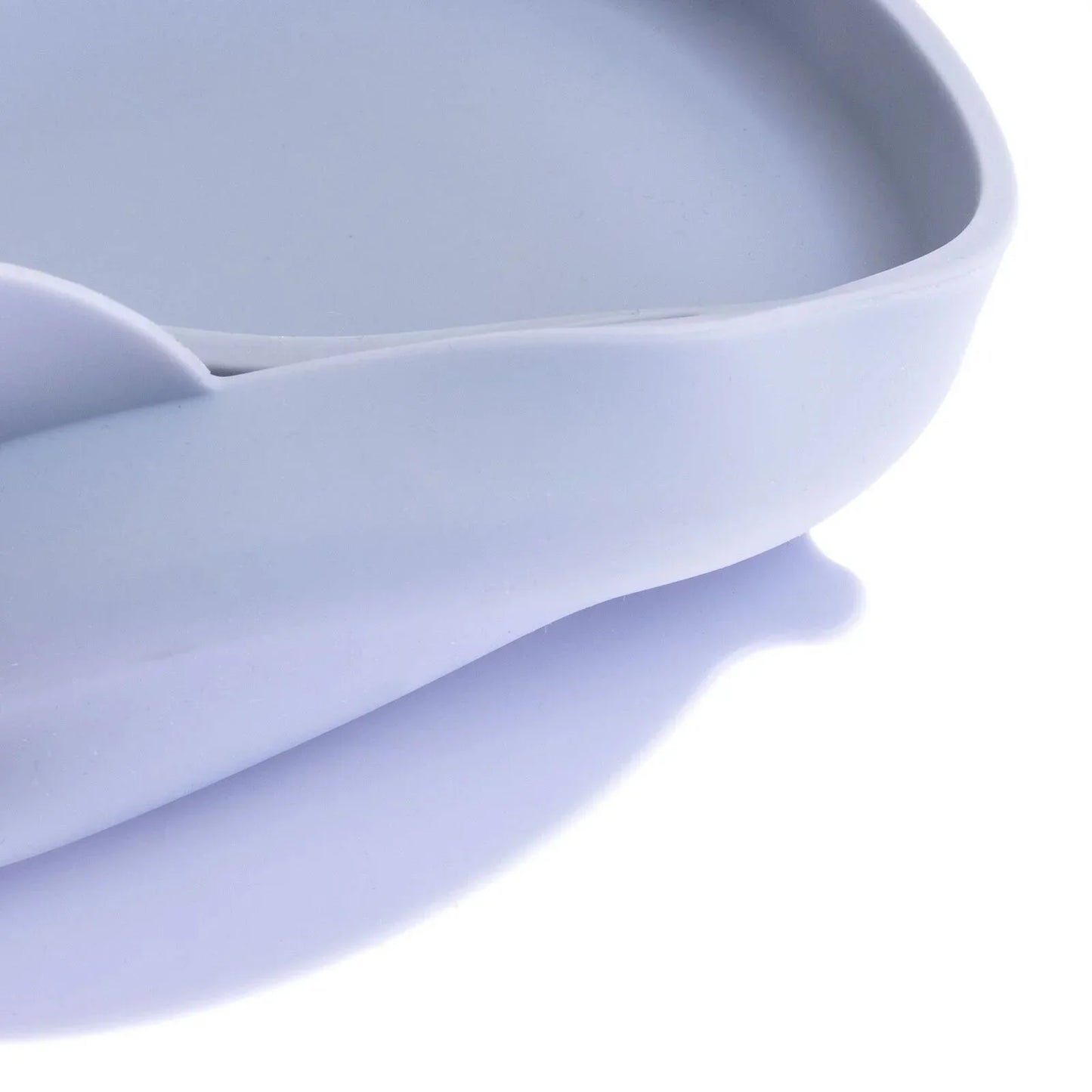 baby plus Silicone Suction Plate - Powder Blue