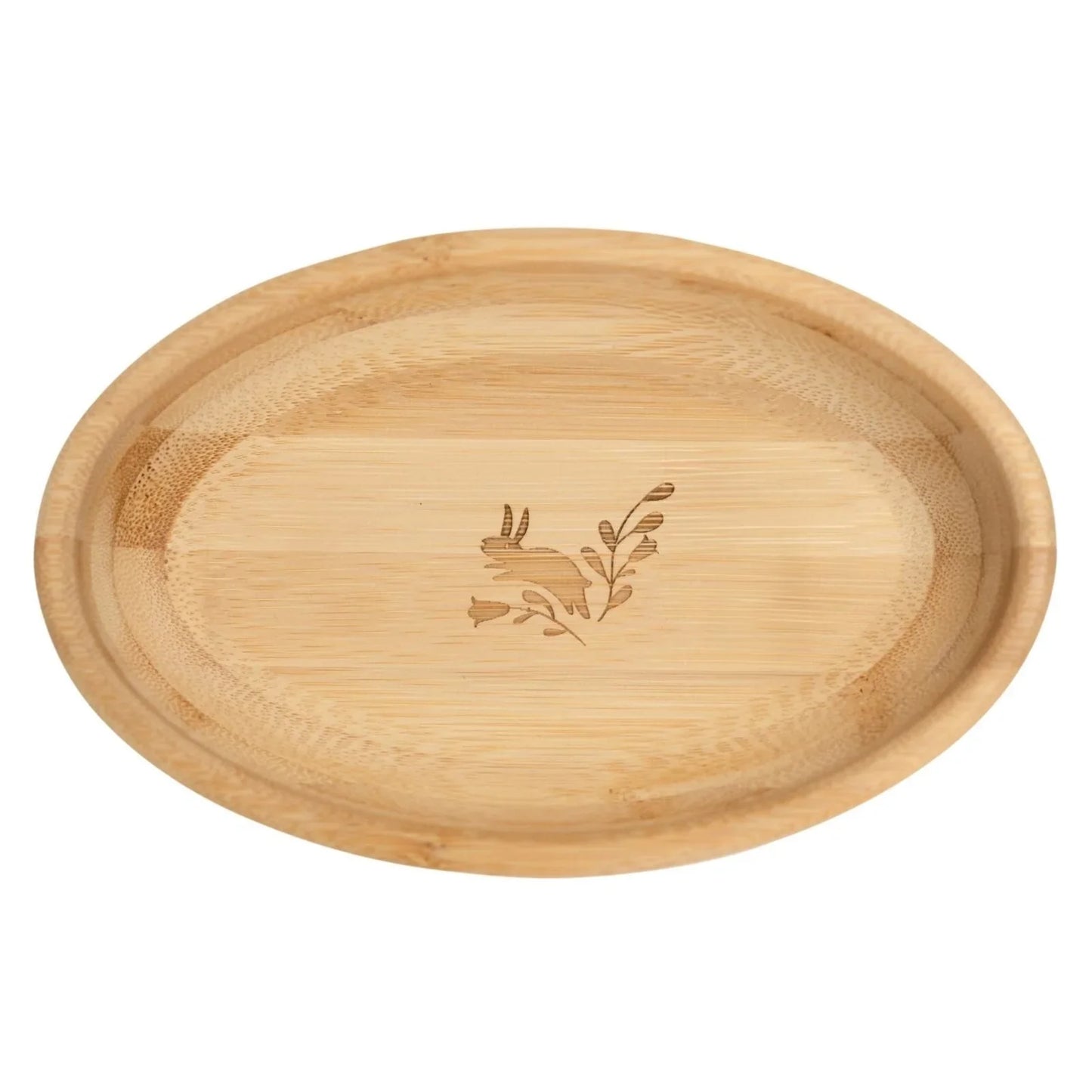 Bibado Natural Bamboo Suction Bowl - Blush