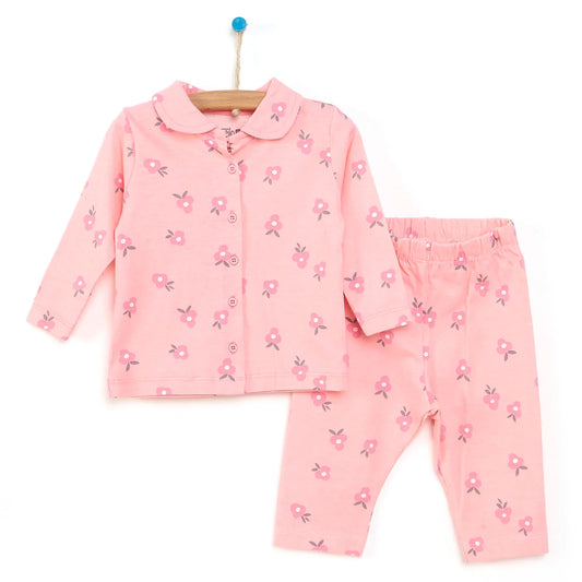 HelloBaby Basic Baby Girl Pyjamas Set - Powder
