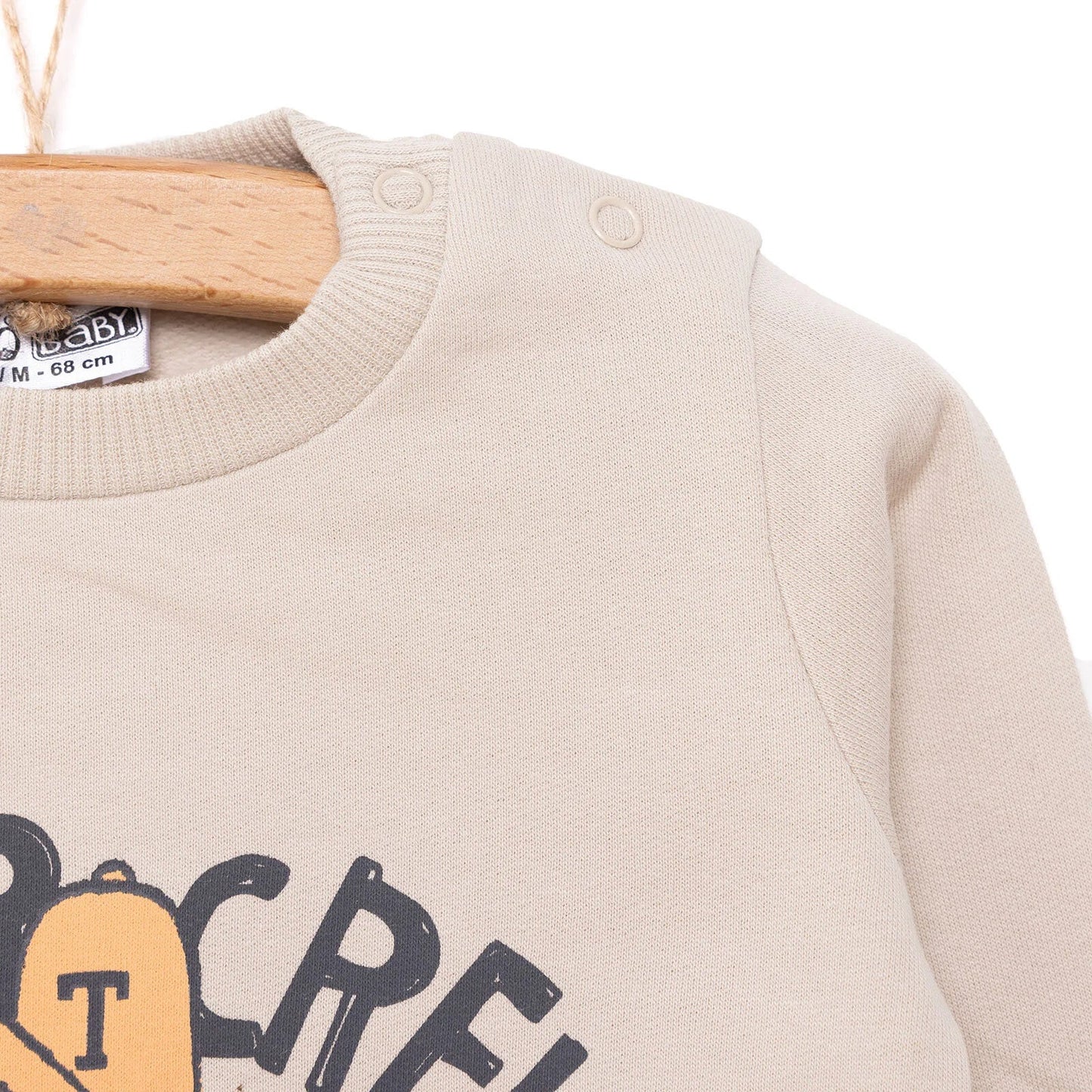 HelloBaby Basic Low Raised Tiger Crew Printed Sweatshirt