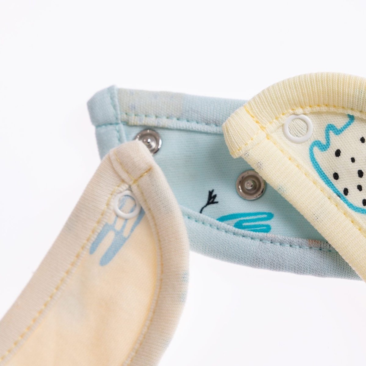 baby me Animals Baby Bib Pack of 3 - mezetto