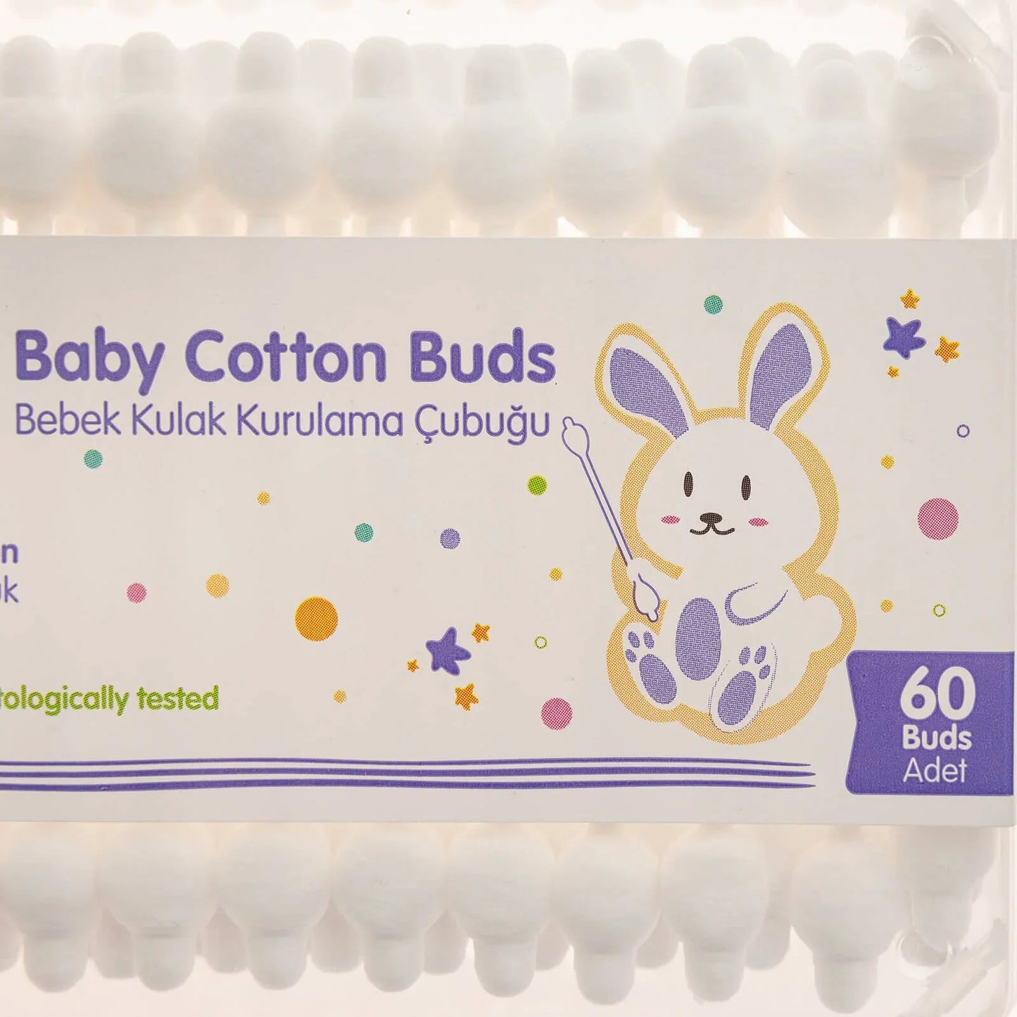 baby me Baby Cotton Buds 60 pcs - mezetto