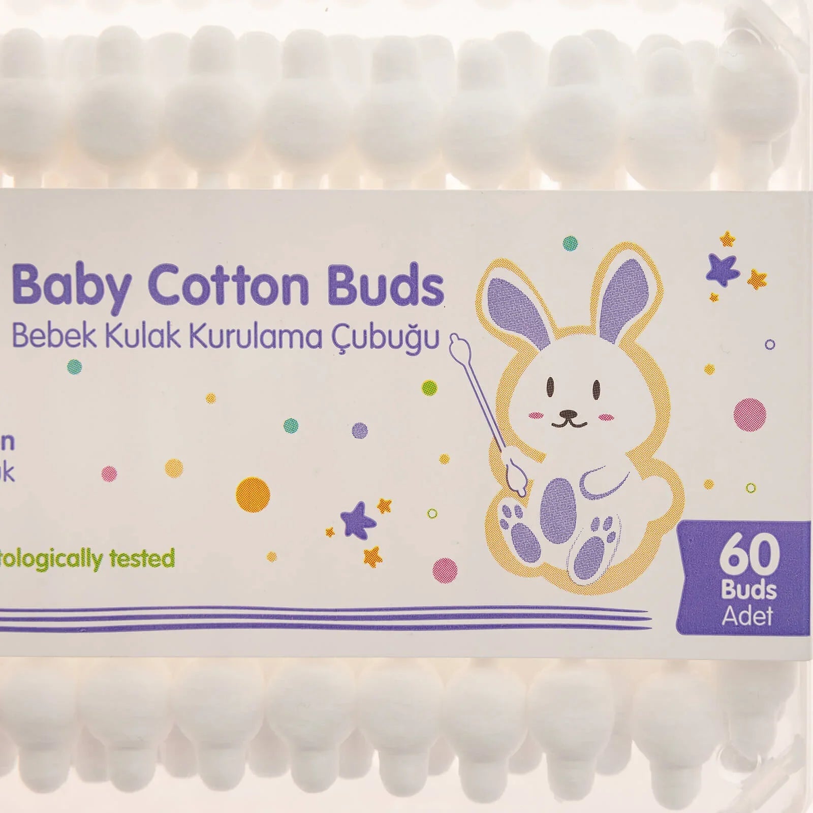 baby me Baby Cotton Buds 60 pcs - mezetto