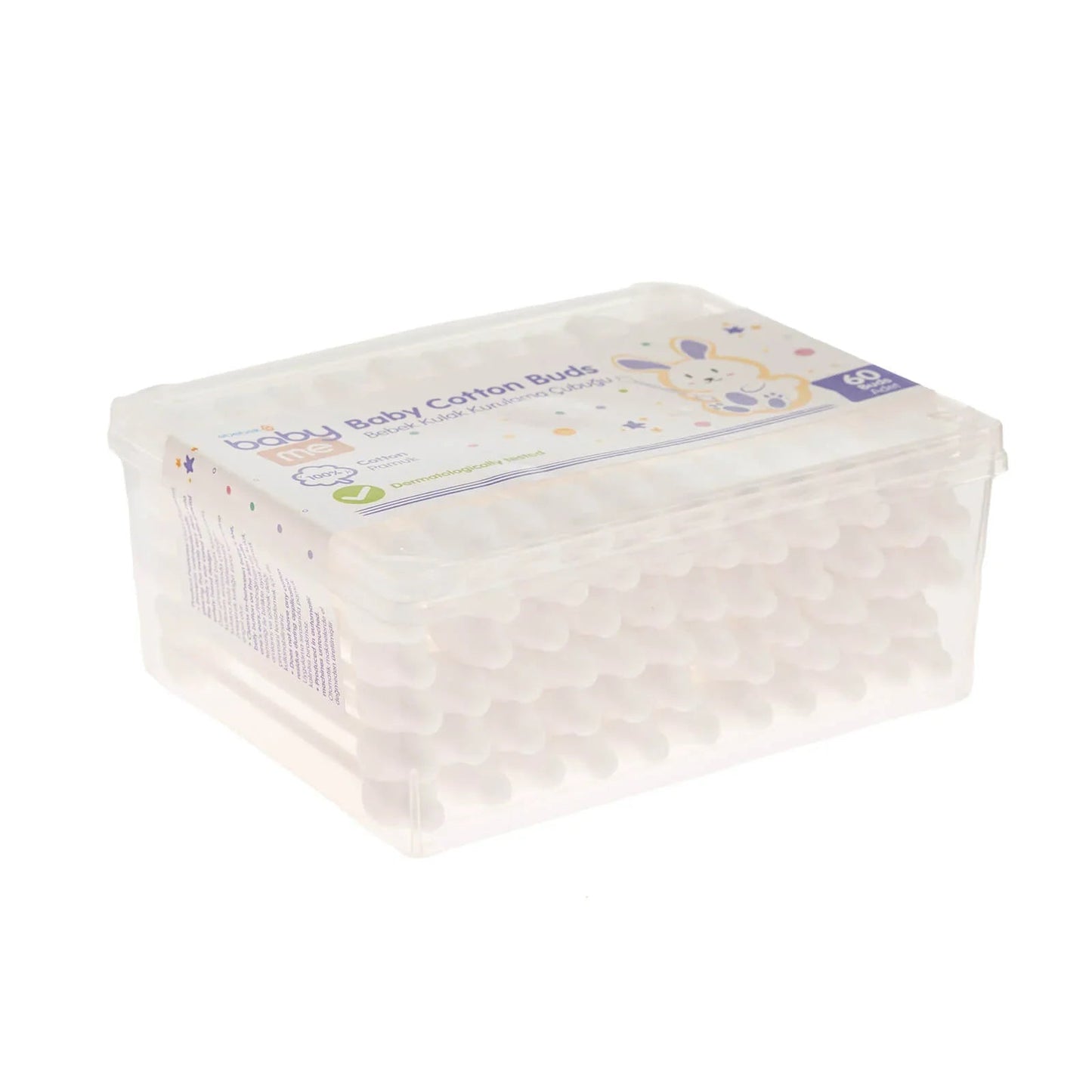 baby me Baby Cotton Buds 60 pcs - mezetto