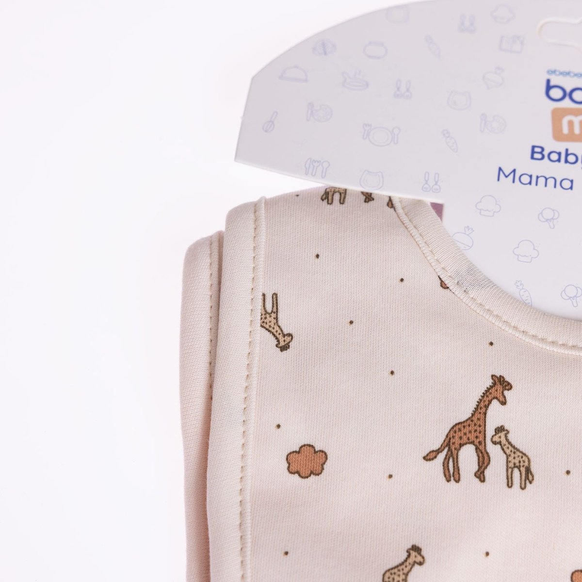 baby me Giraffe Baby Bib Pack of 2 - mezetto