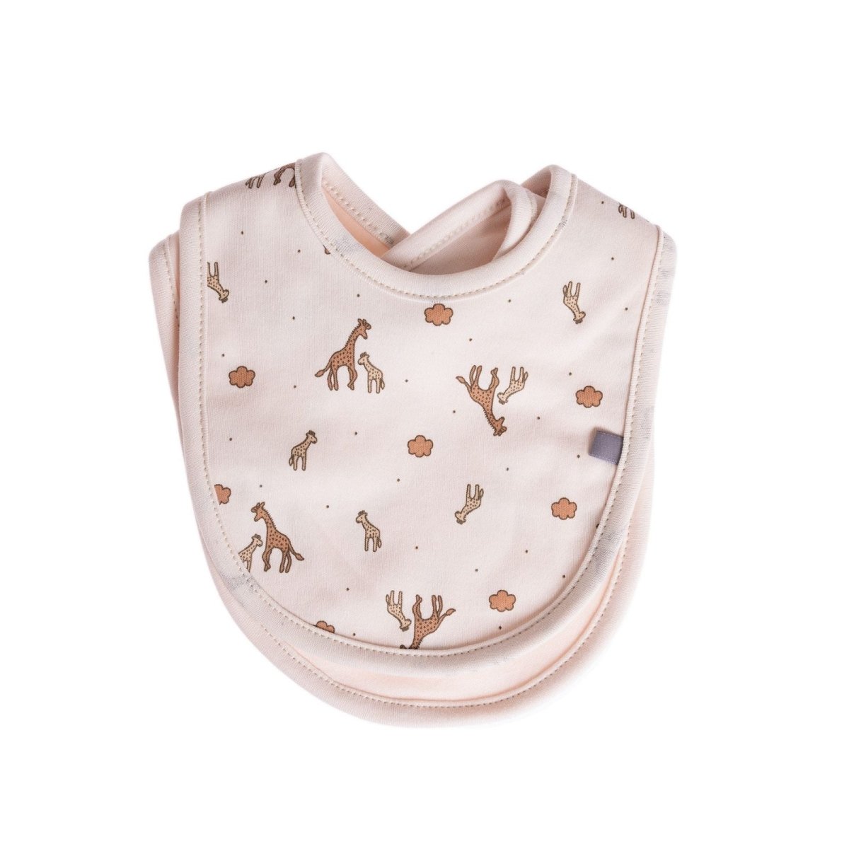 baby me Giraffe Baby Bib Pack of 2 - mezetto