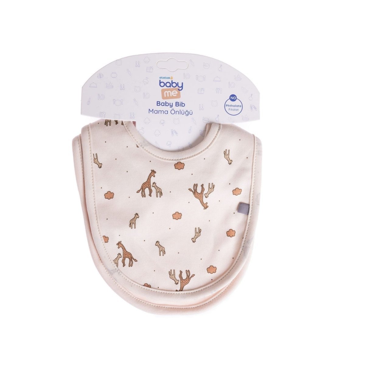 baby me Giraffe Baby Bib Pack of 2 - mezetto