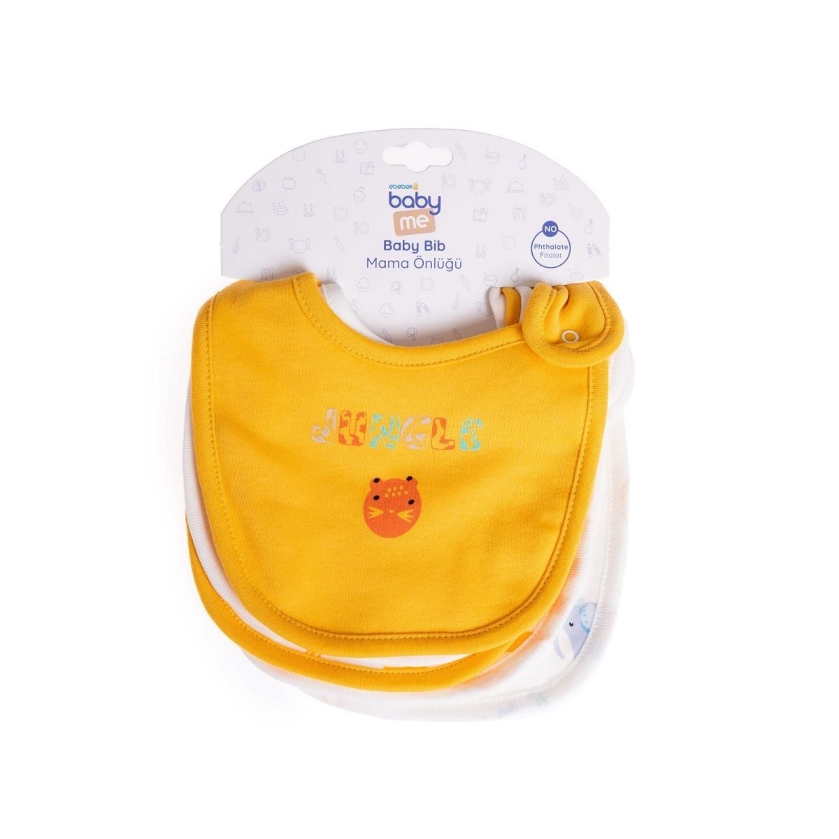 baby me Jungle Baby Bib Pack of 5 - mezetto