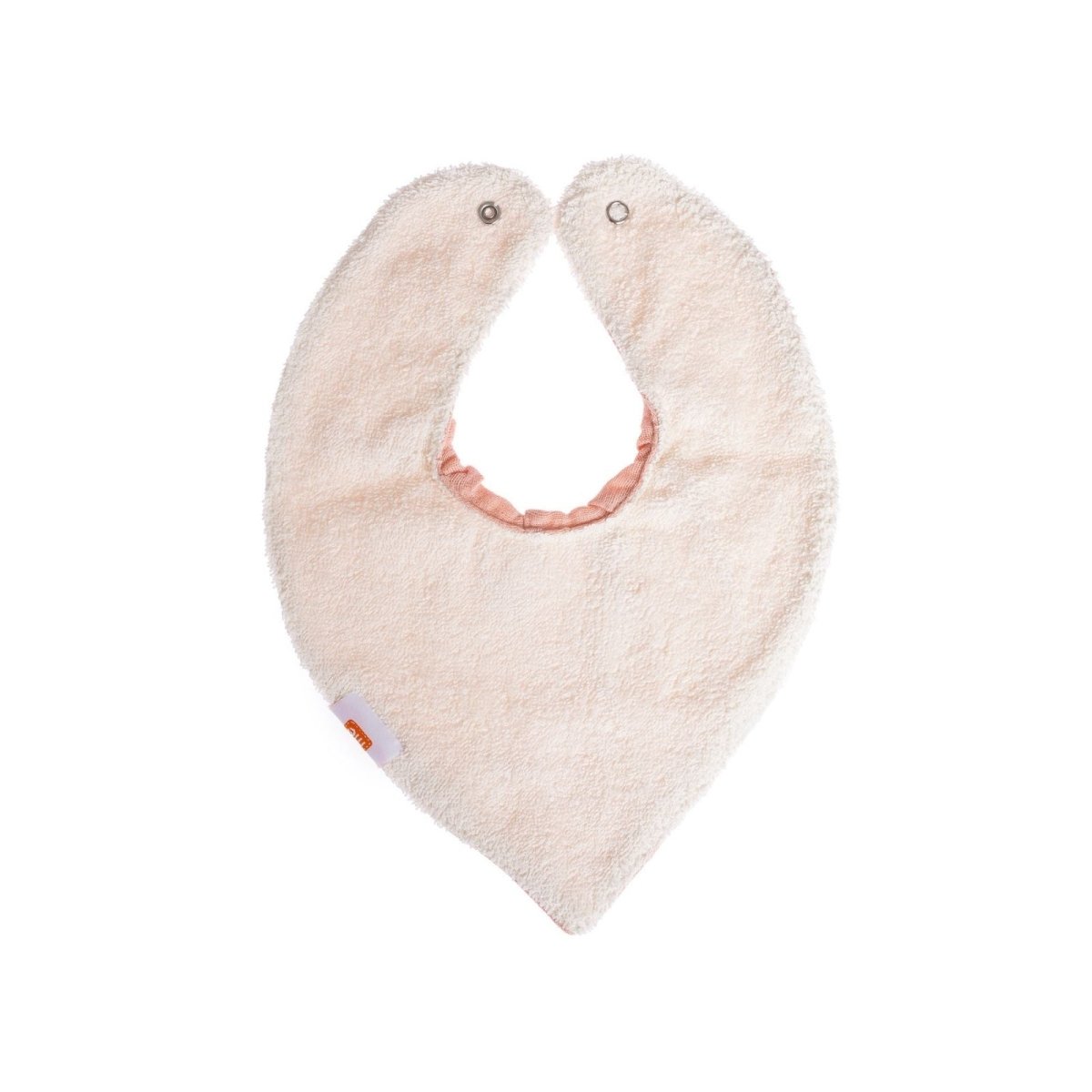 baby me Muslin Dribble Bib Blush - mezetto