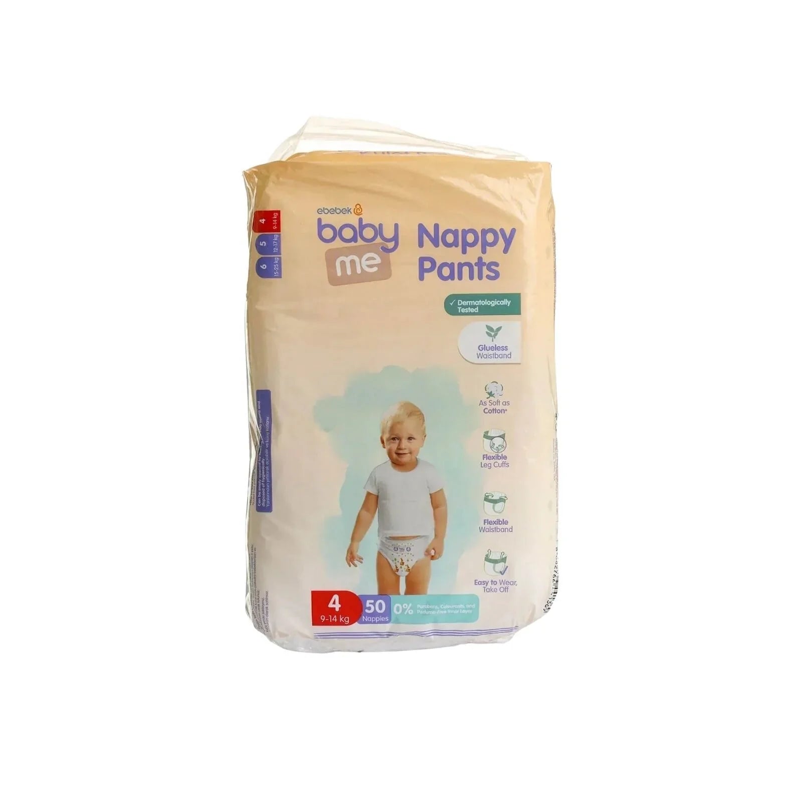 baby me Pants Size 4 - 50 nappies - mezetto