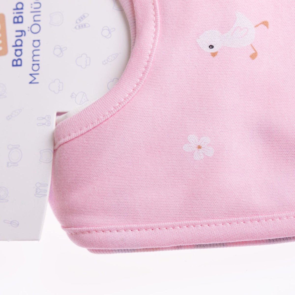 baby me Pink Baby Bib Pack of 3 - mezetto