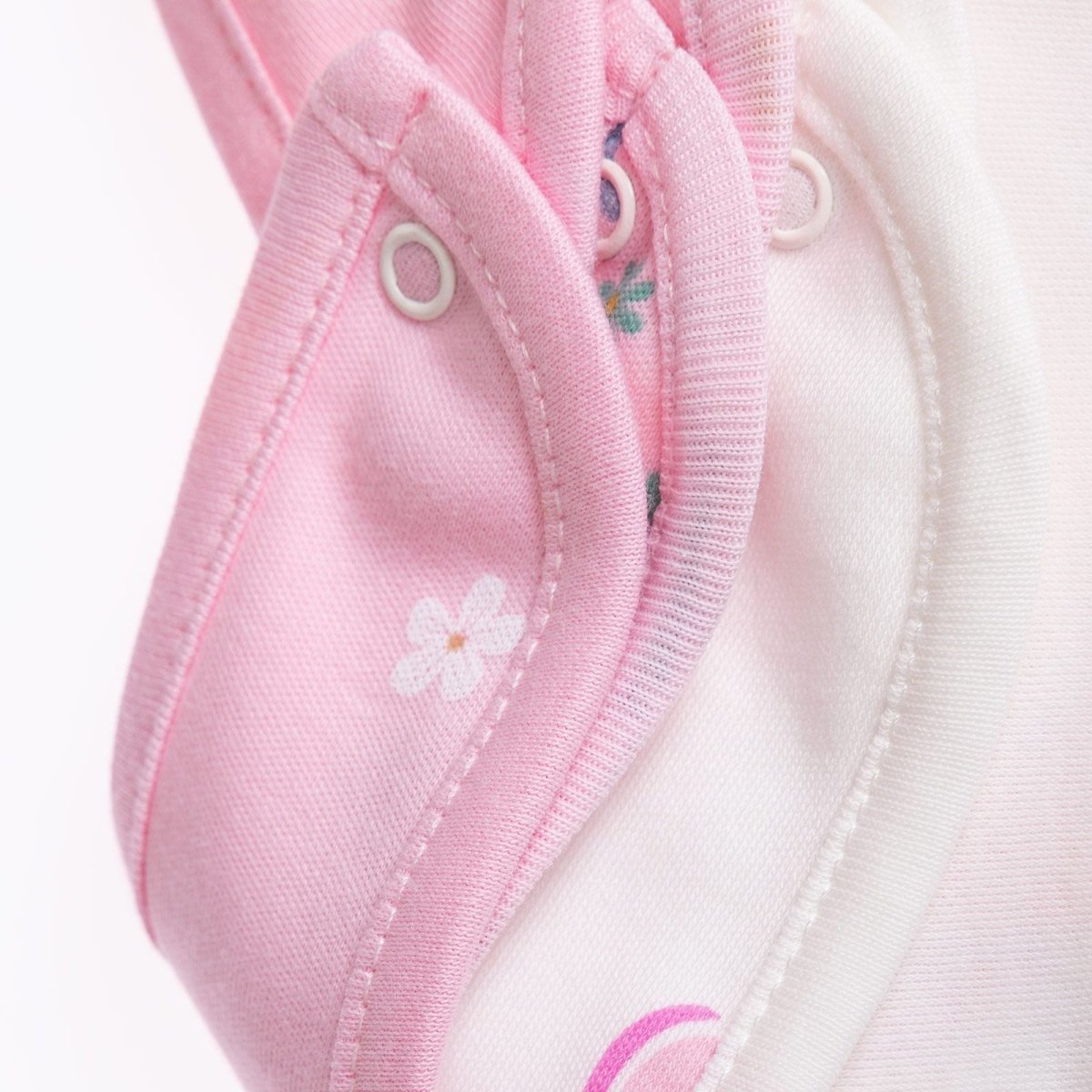 baby me Pink Baby Bib Pack of 3 - mezetto