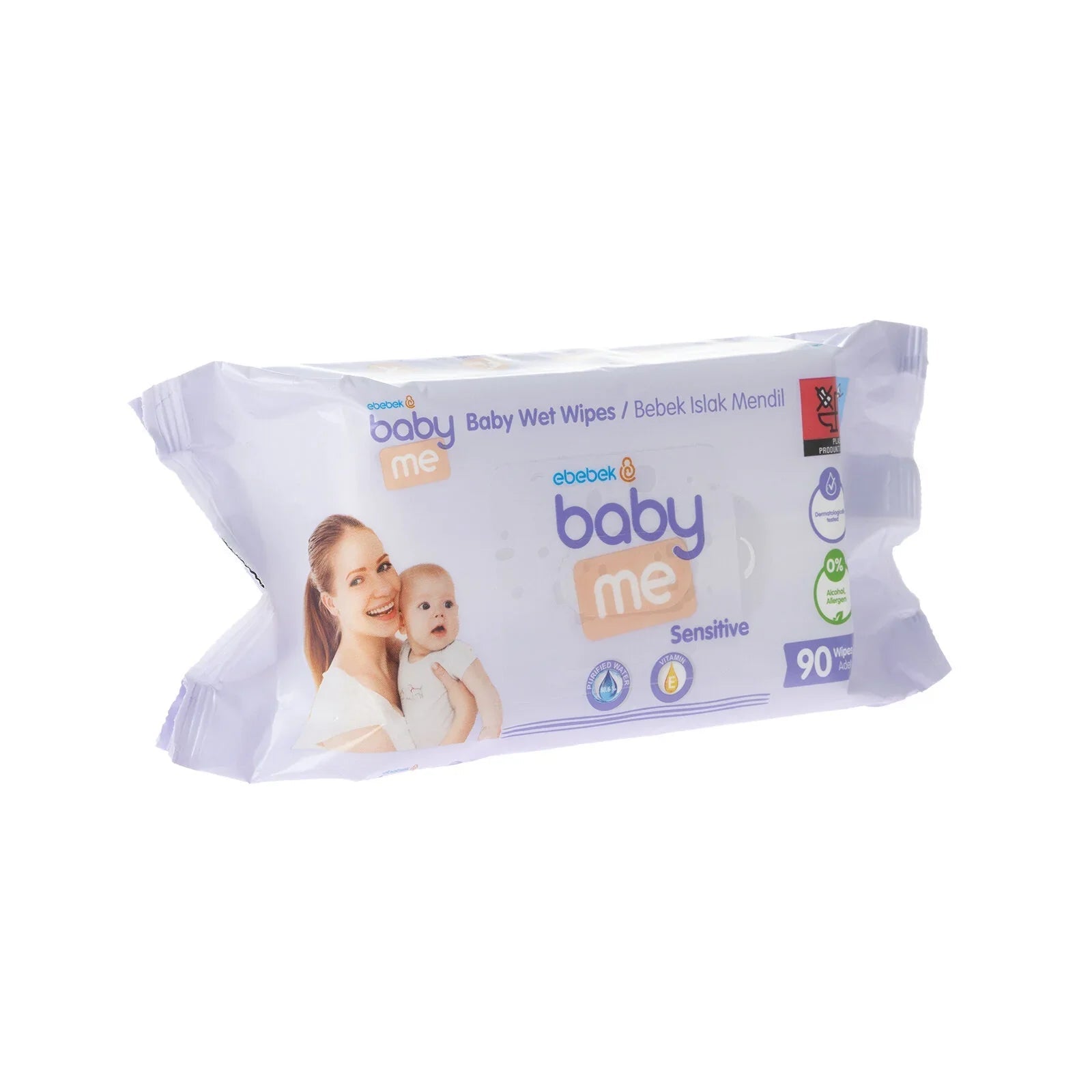 baby me Sensitive Wipes 3x90 pcs - mezetto