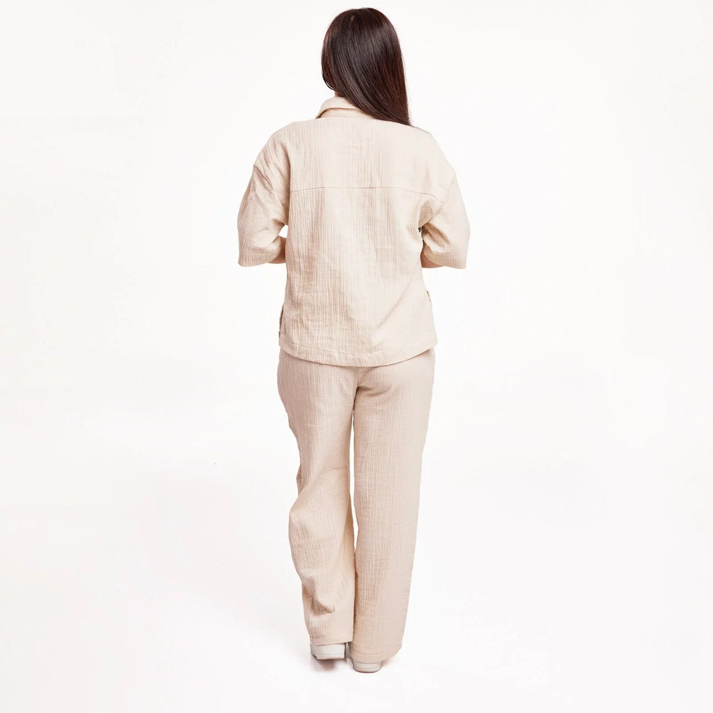 baby mom Maternity Tshirt - Beige - mezetto