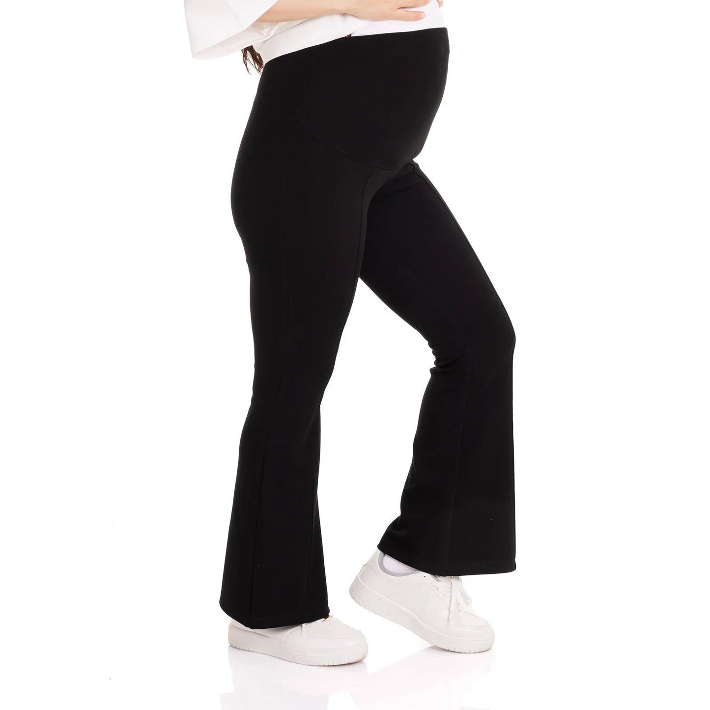baby mom Mom Maternity Leggings - Black - mezetto