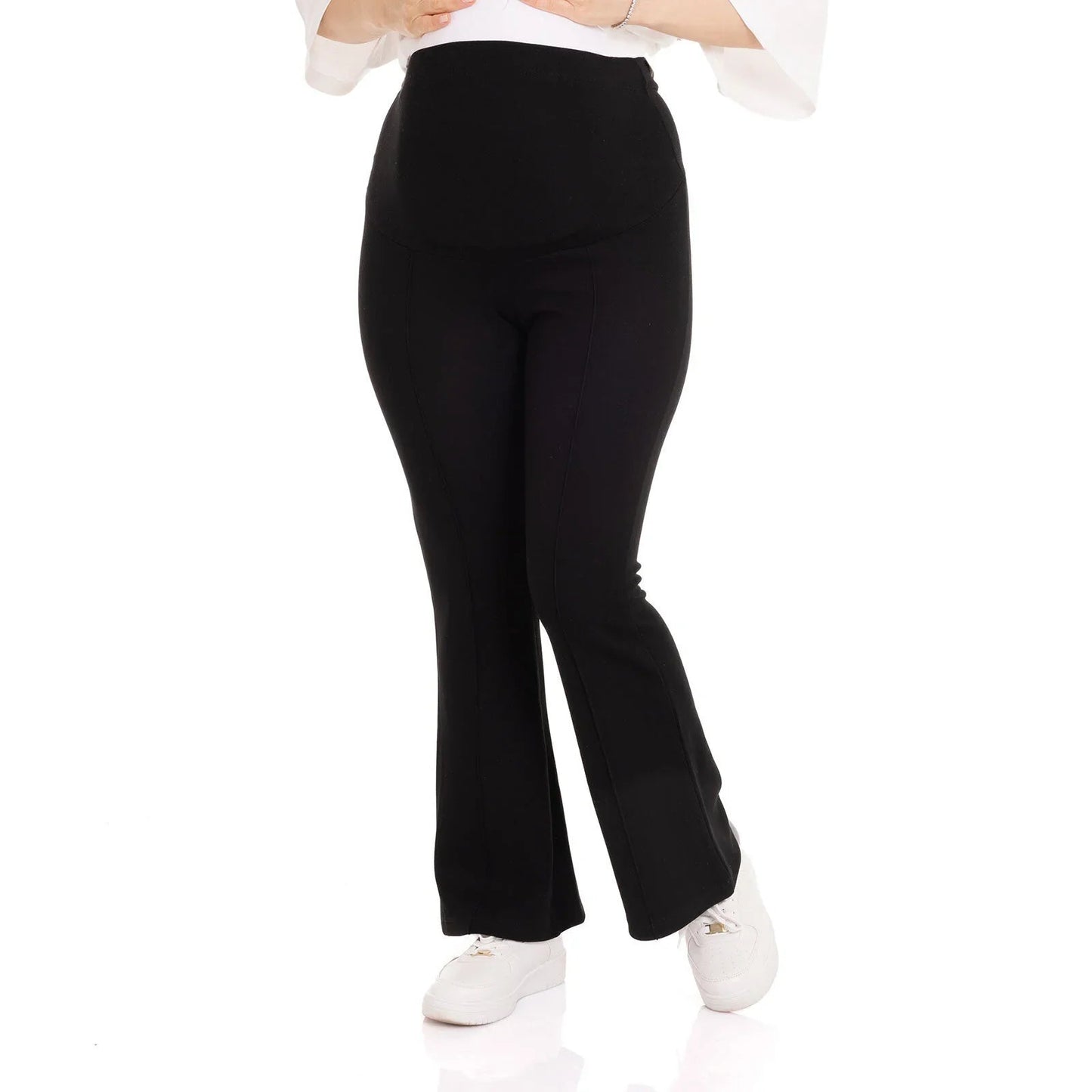 baby mom Mom Maternity Leggings - Black - mezetto