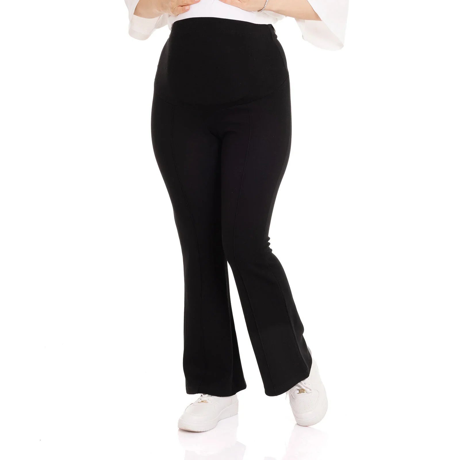 baby mom Mom Maternity Leggings - Black - mezetto
