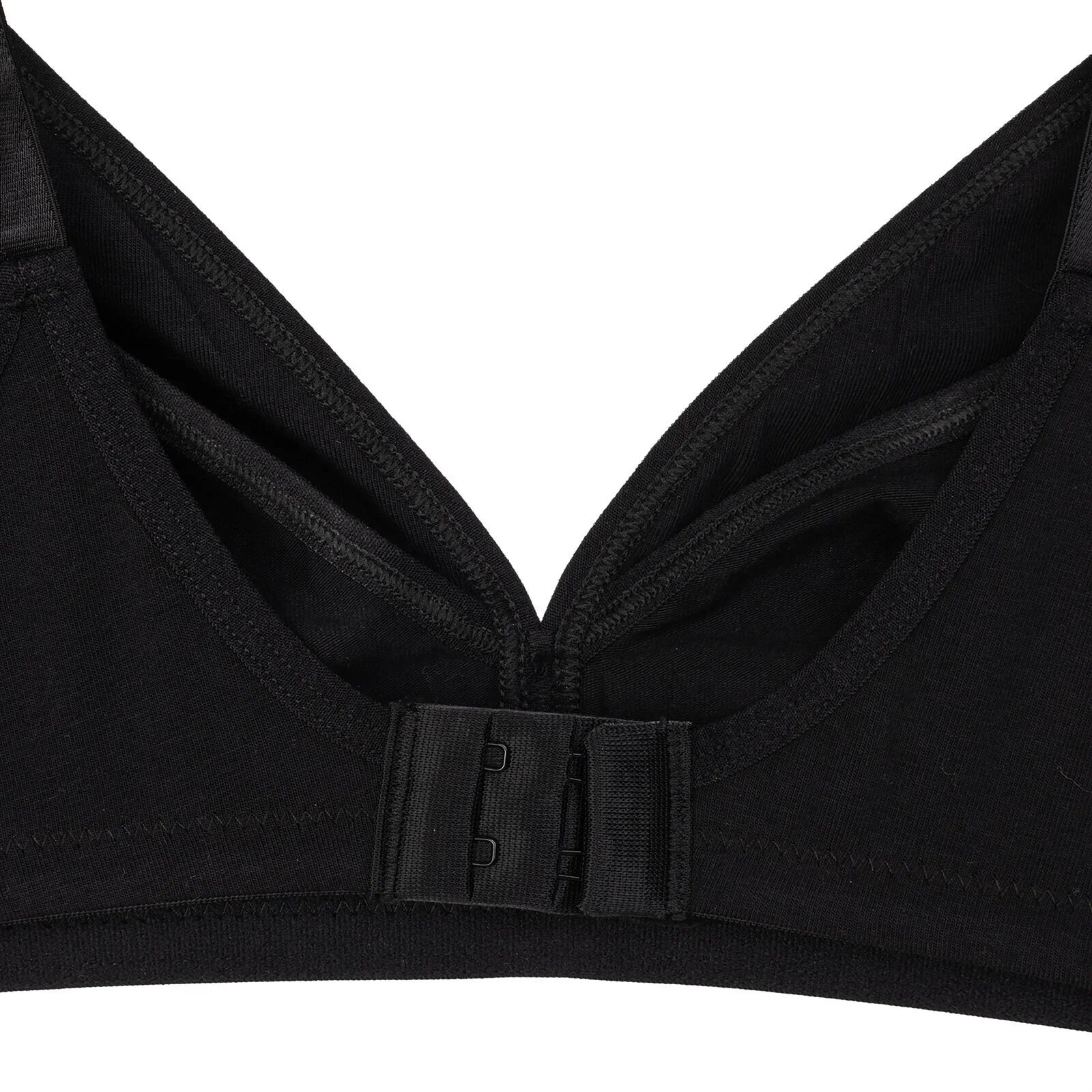 baby mom Non Padded Nursing Bra - Black - mezetto