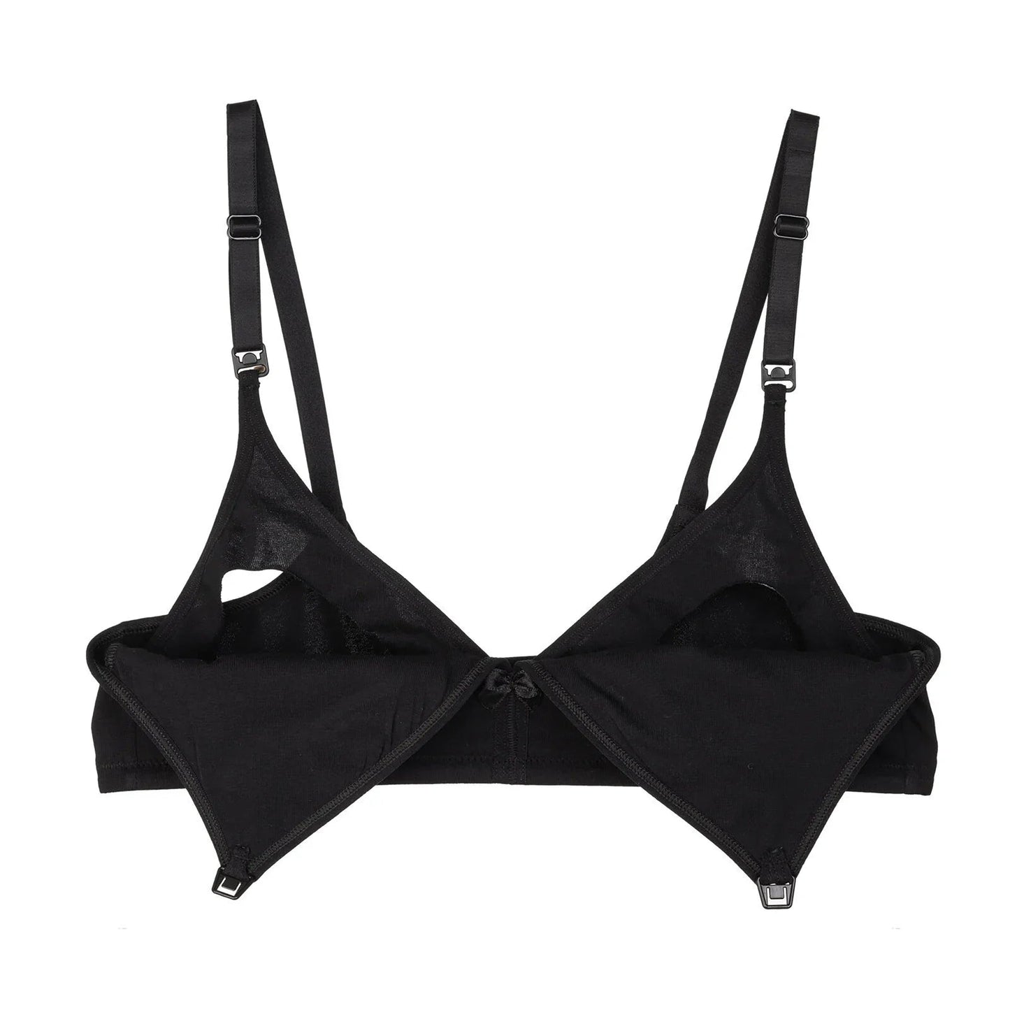 baby mom Non Padded Nursing Bra - Black - mezetto