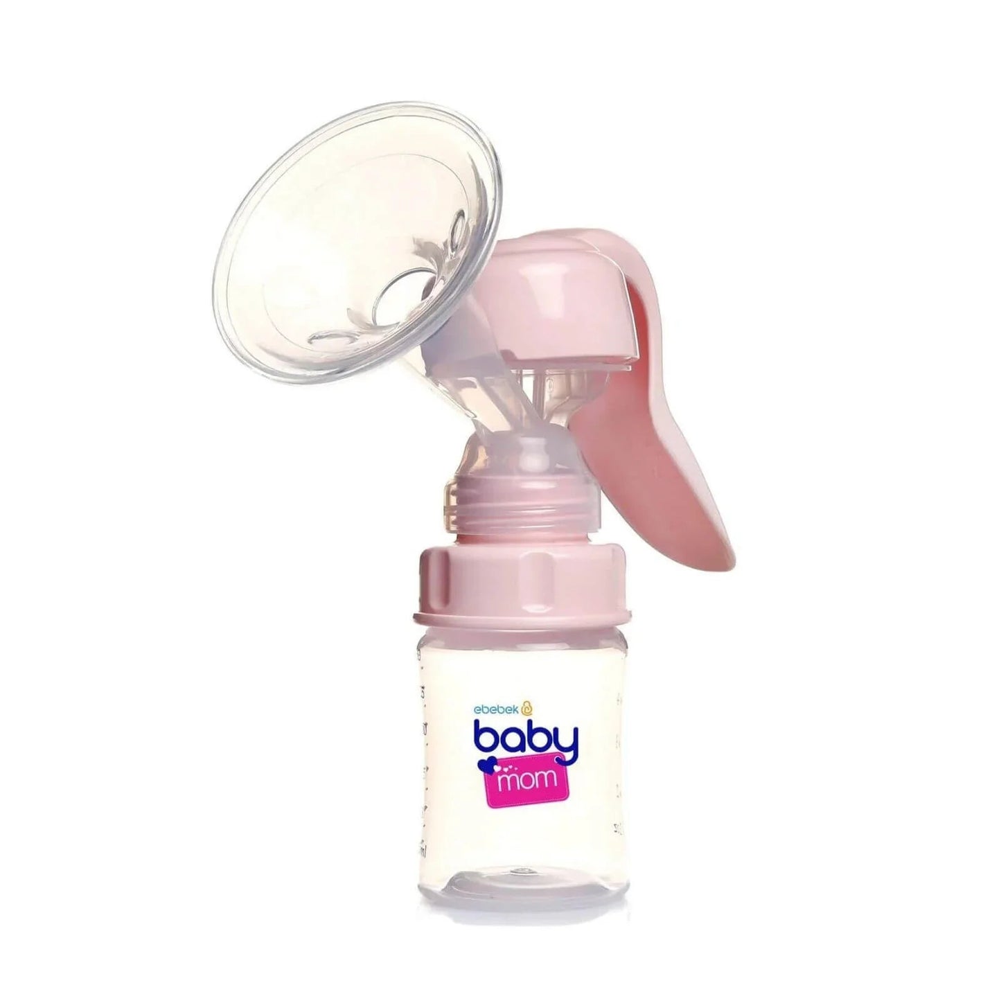 baby mom Single Manual Breast Pump - Pink - mezetto