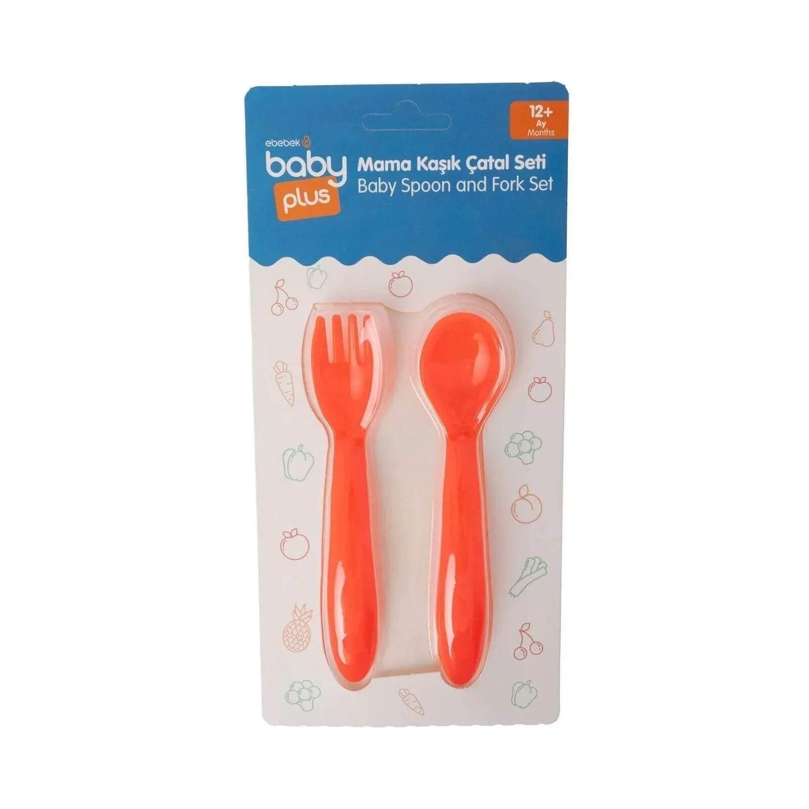 baby plus Baby Food Spoon & Fork Set - mezetto