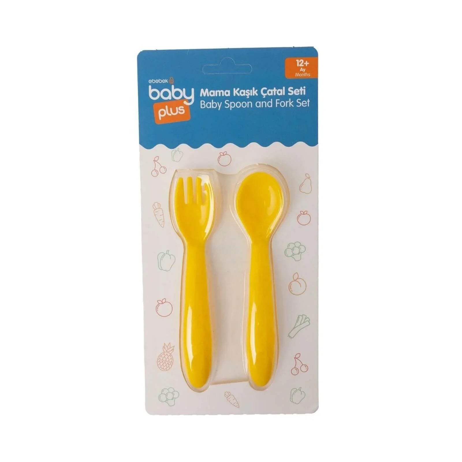 baby plus Baby Food Spoon & Fork Set - mezetto