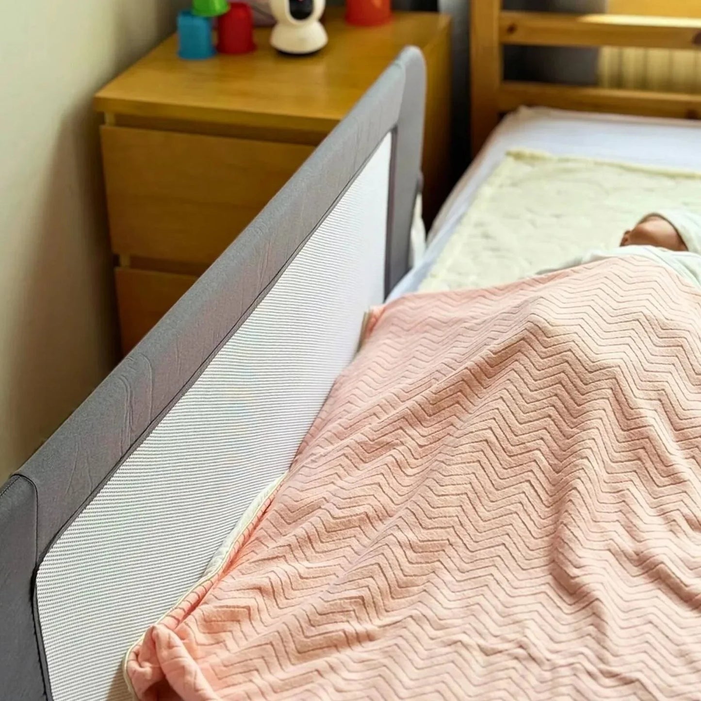 baby plus Bed Rail 120cm - Grey - mezetto