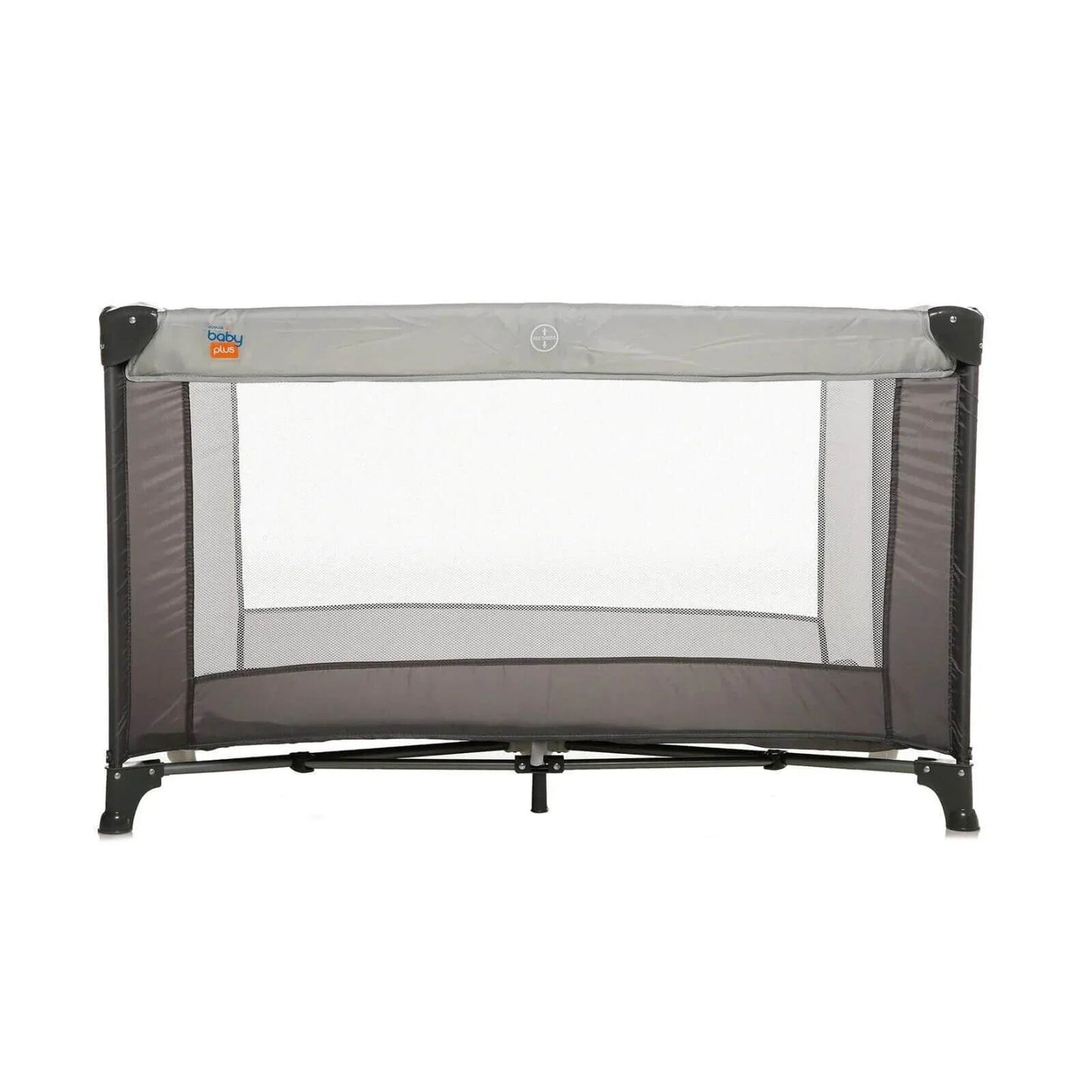 baby plus Eco Travel Cot - Grey - mezetto