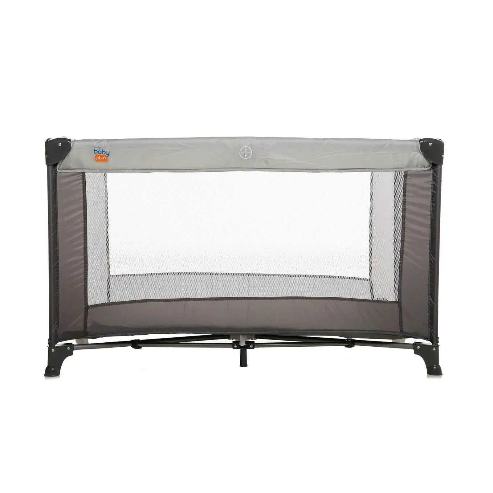 baby plus Eco Travel Cot - Grey - mezetto