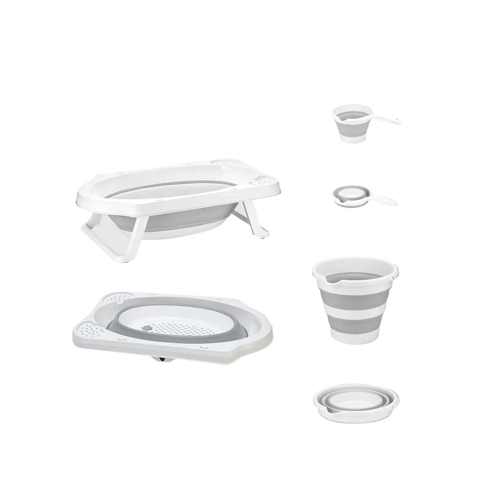 baby plus Foldable Bathtub Set 3 Pcs - mezetto