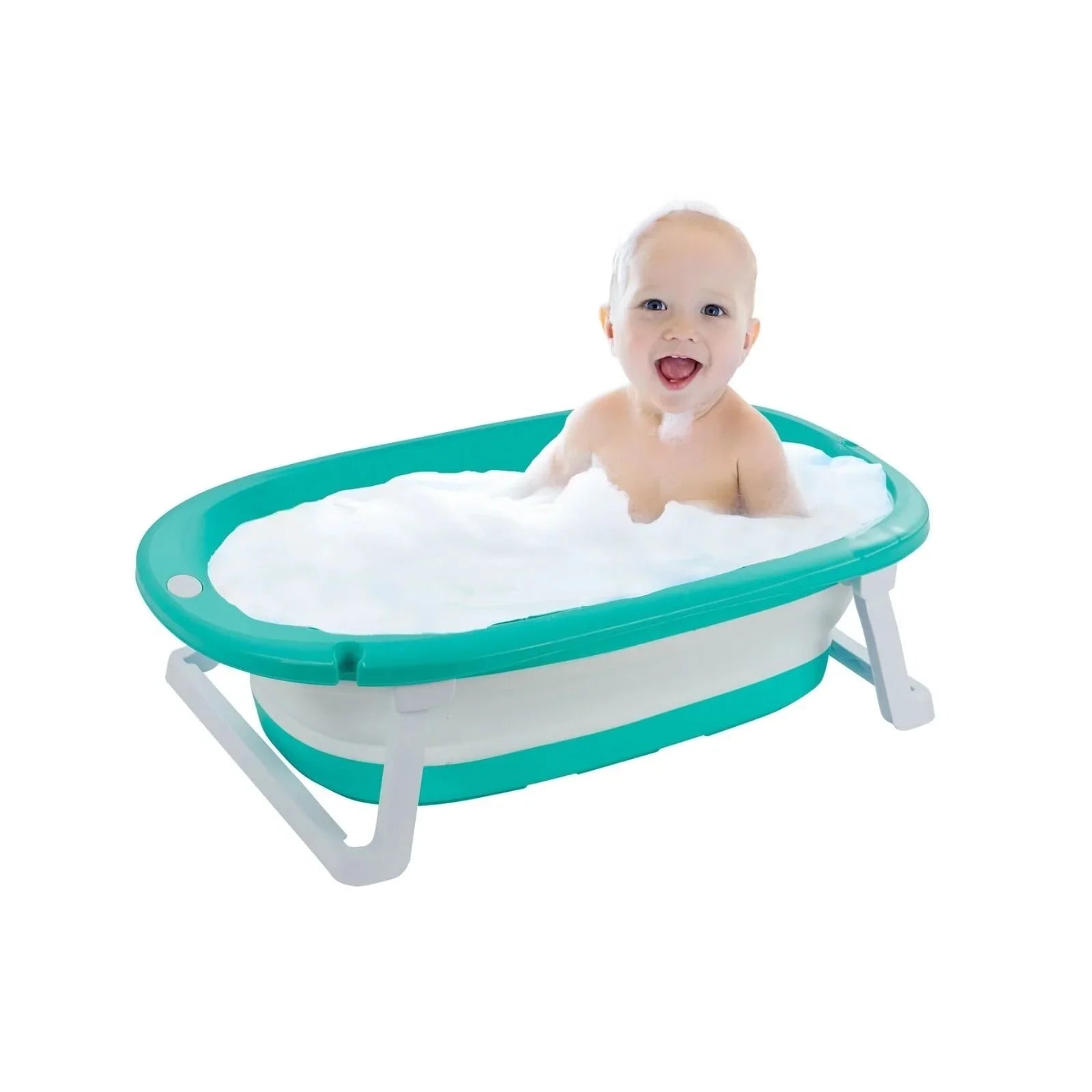 baby plus Foldable Bathtub with Plug - mezetto