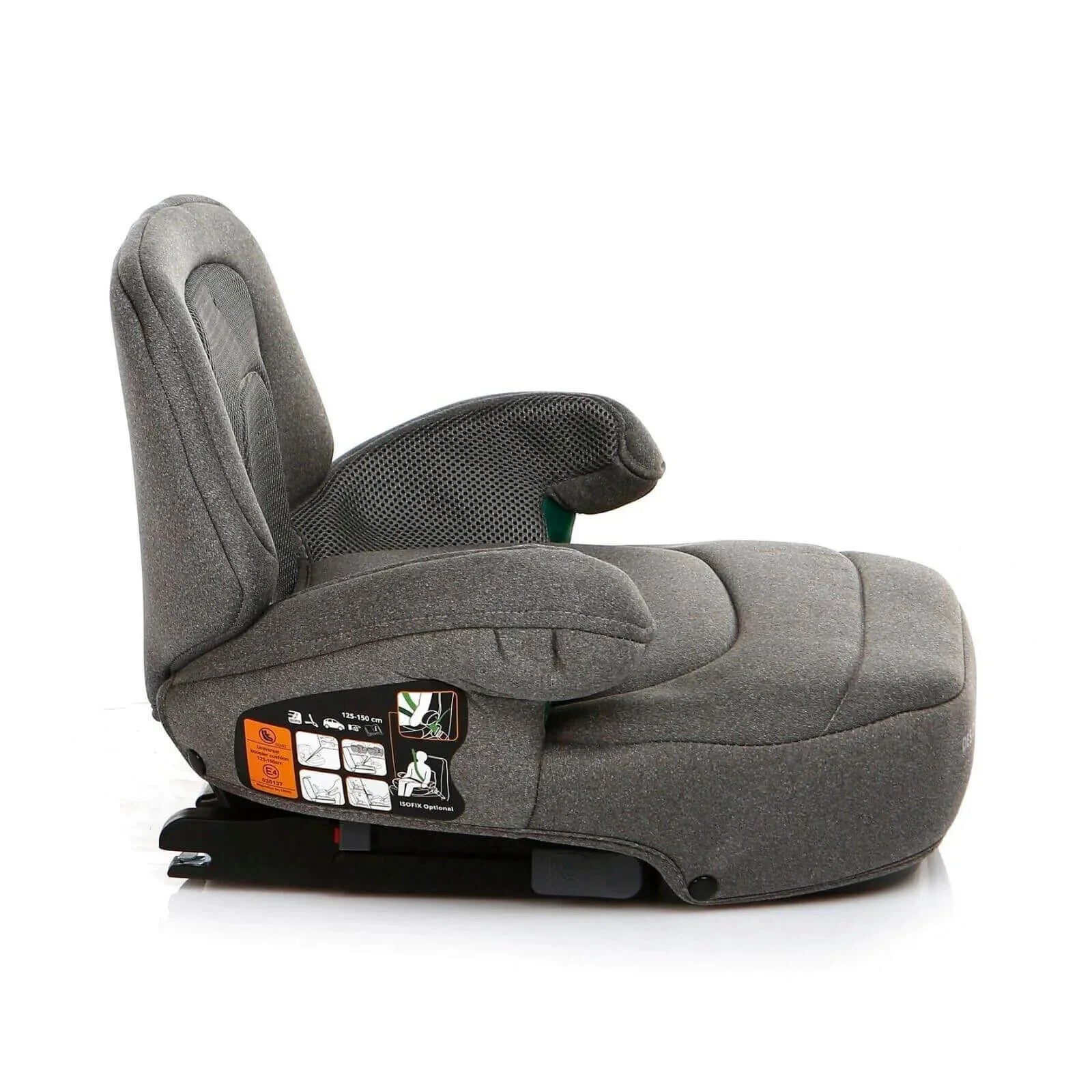 baby plus i - Size X8 (125 - 150 cm) 15 - 36 Kg Booster - Grey - mezetto