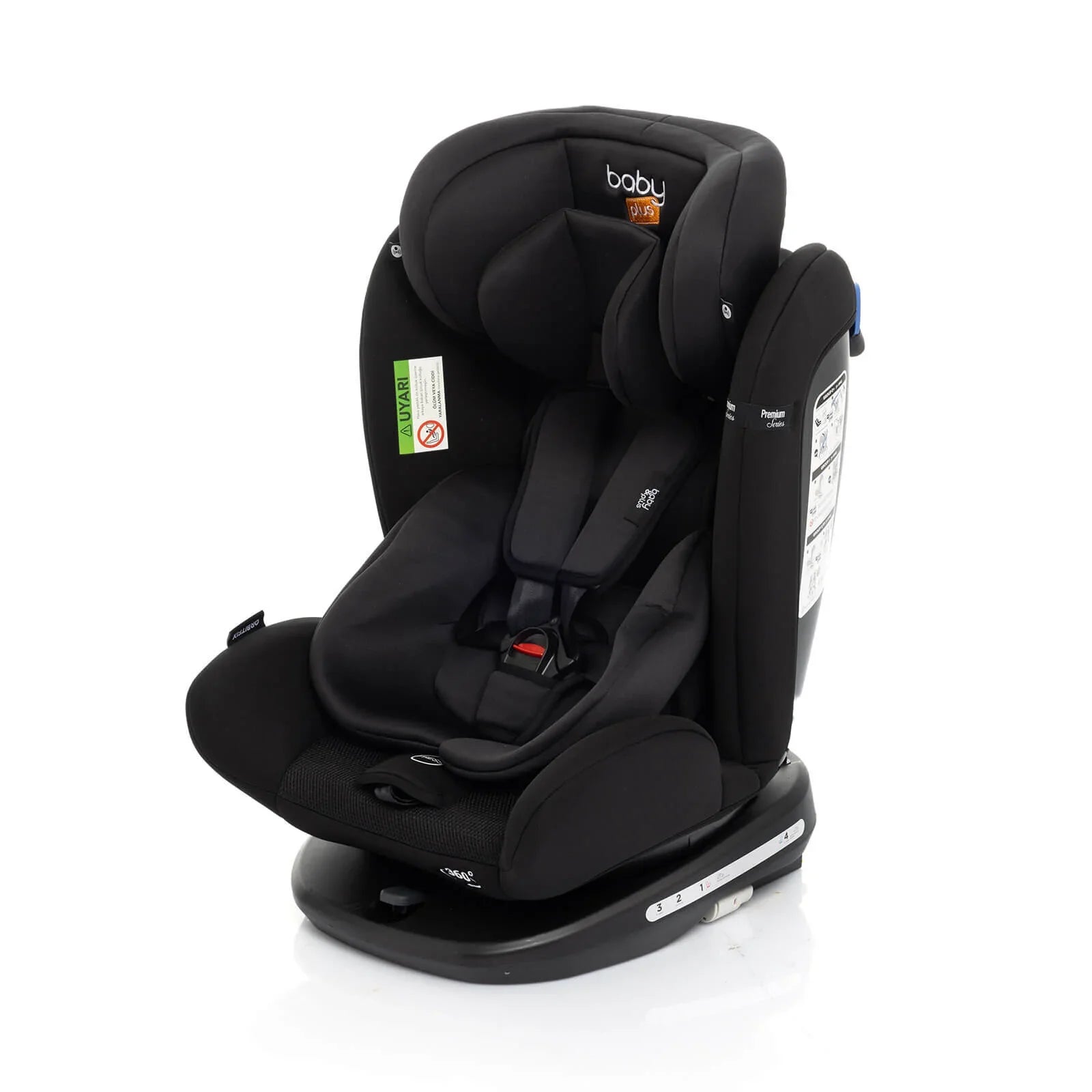 baby plus Orbitfix Group 0/1 Baby Car Seat - Black - mezetto