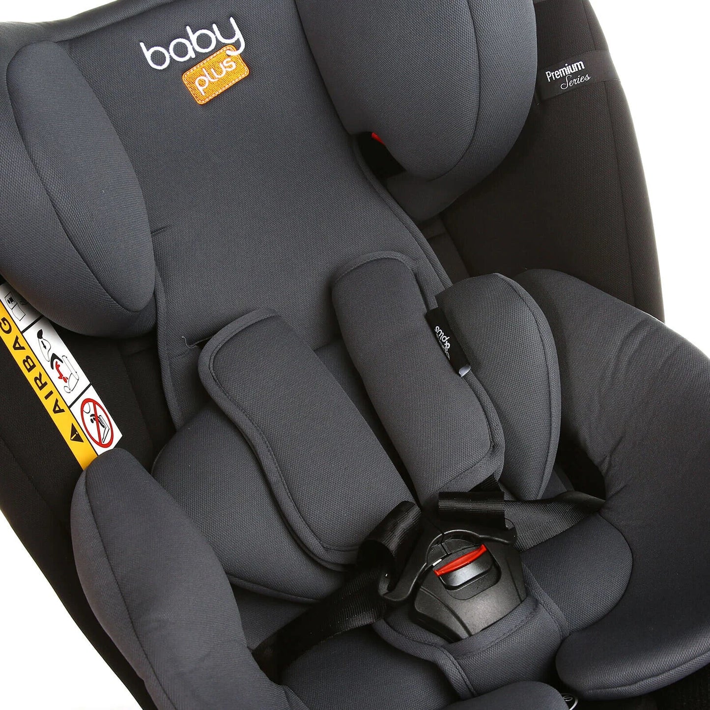 baby plus Orbitfix Group 0/1 Baby Car Seat - Black Grey - mezetto