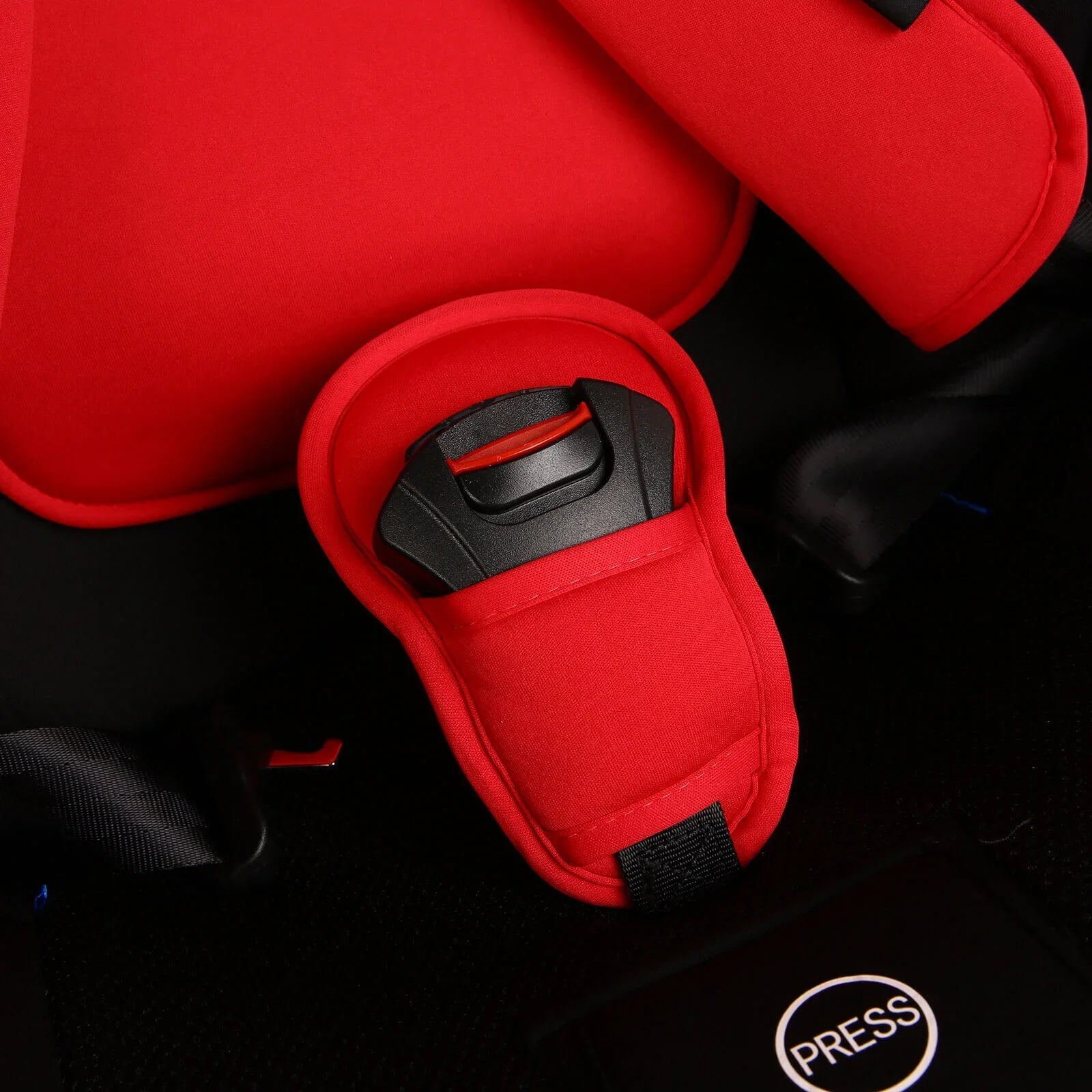 baby plus Orbitfix Group 0/1 Baby Car Seat - Black Red - mezetto