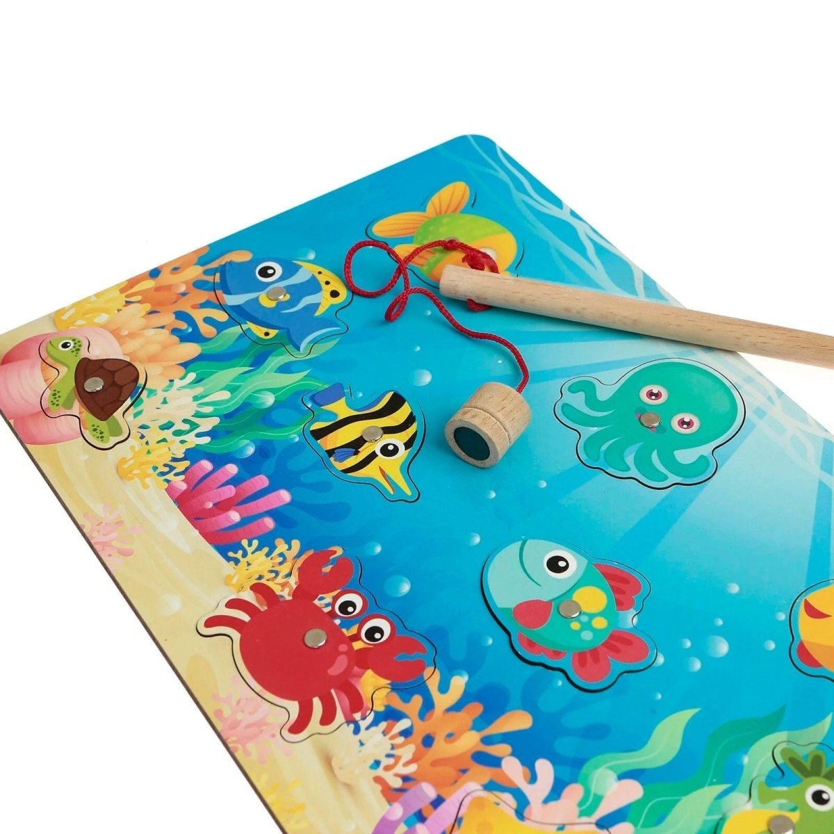 baby toys Wooden Fishing Game - mezetto