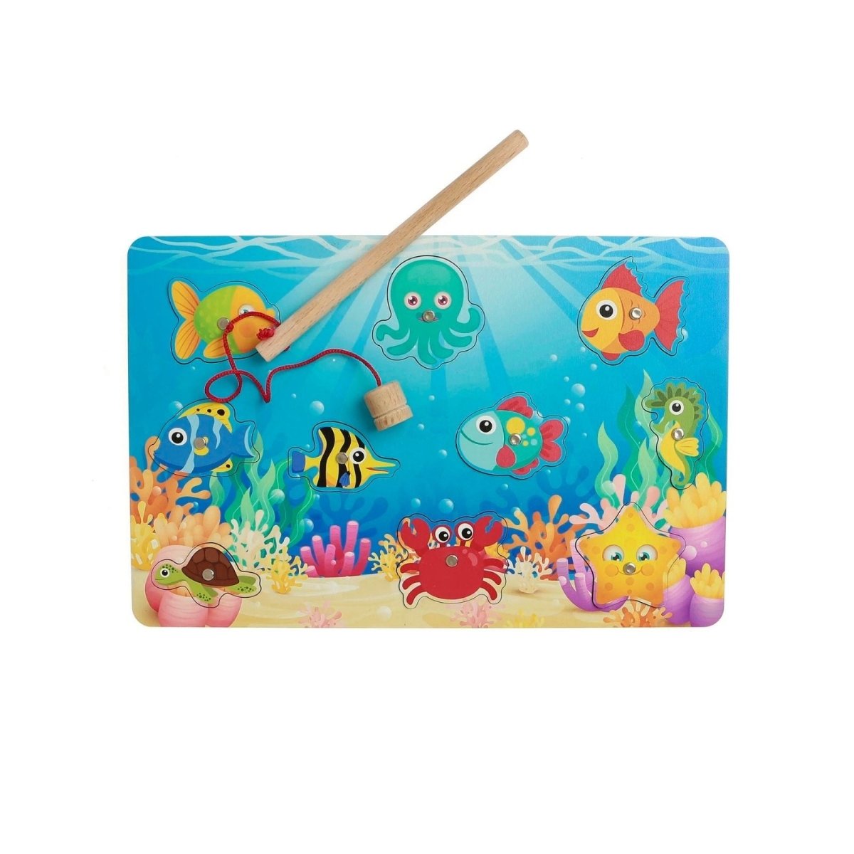 baby toys Wooden Fishing Game - mezetto