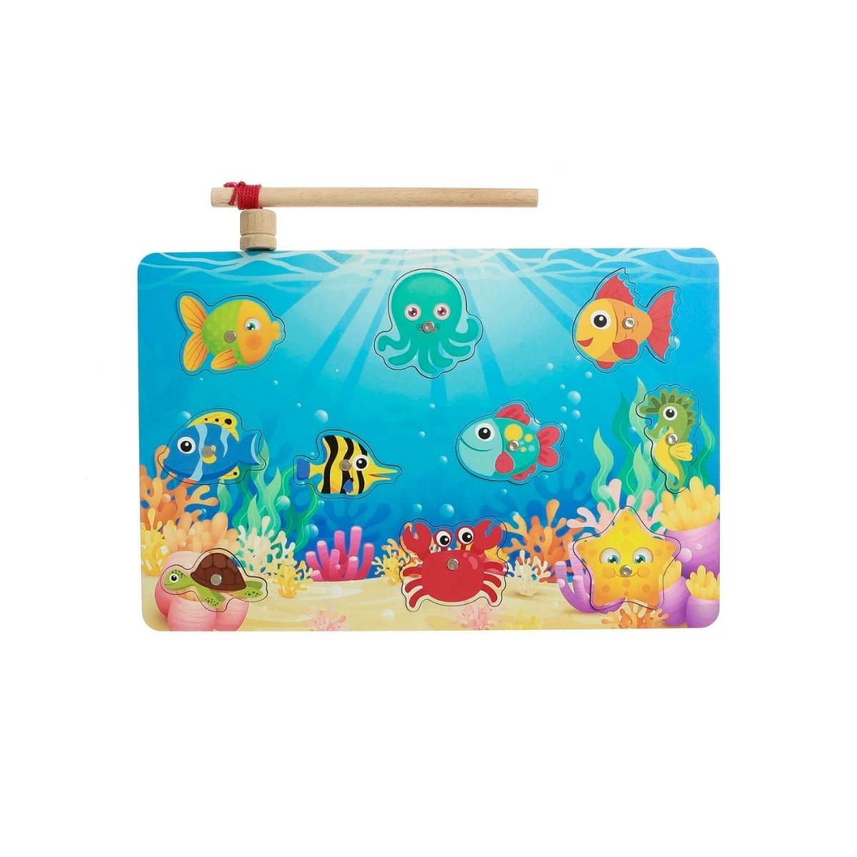 baby toys Wooden Fishing Game - mezetto