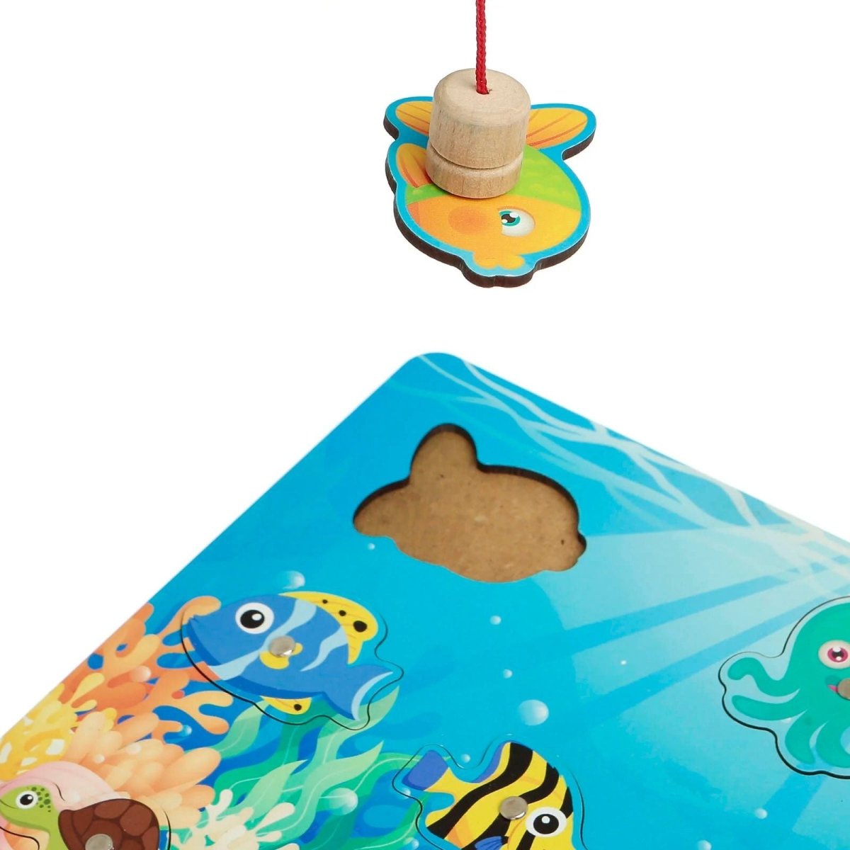 baby toys Wooden Fishing Game - mezetto