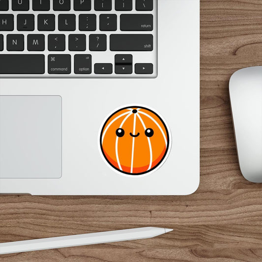 Cartoon Basketball Sticker – Fun Sports Vinyl