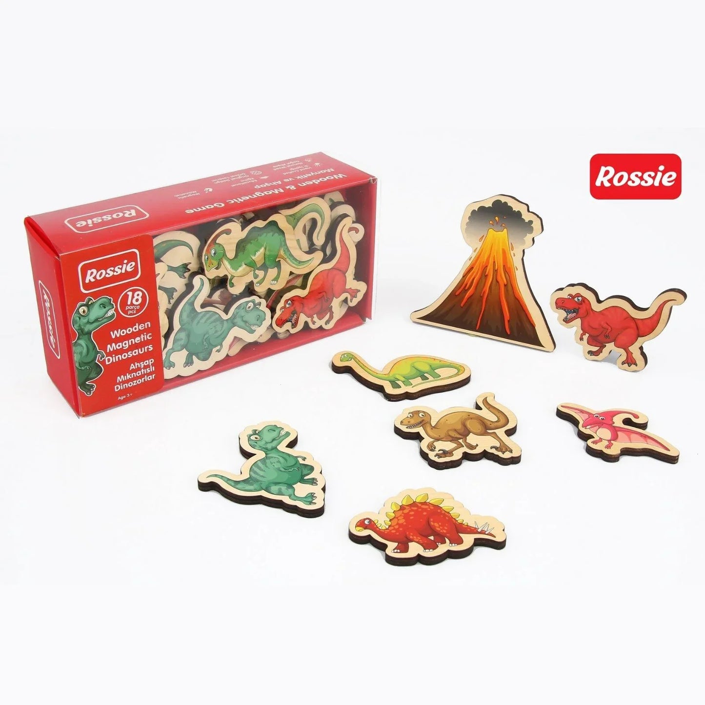 Rossie Magnetic Wooden Dinosaurs