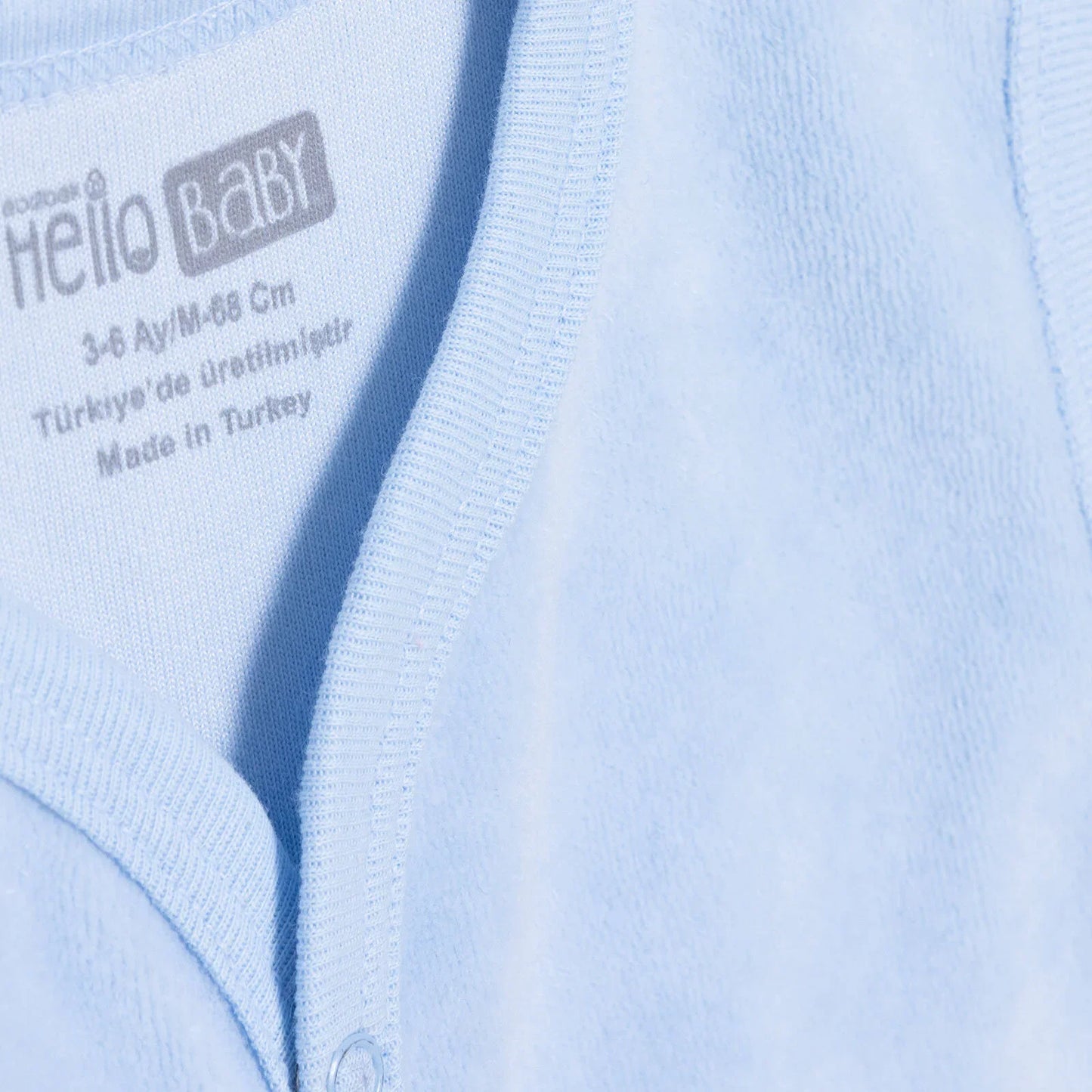 HelloBaby Newborn Vest - Light Blue