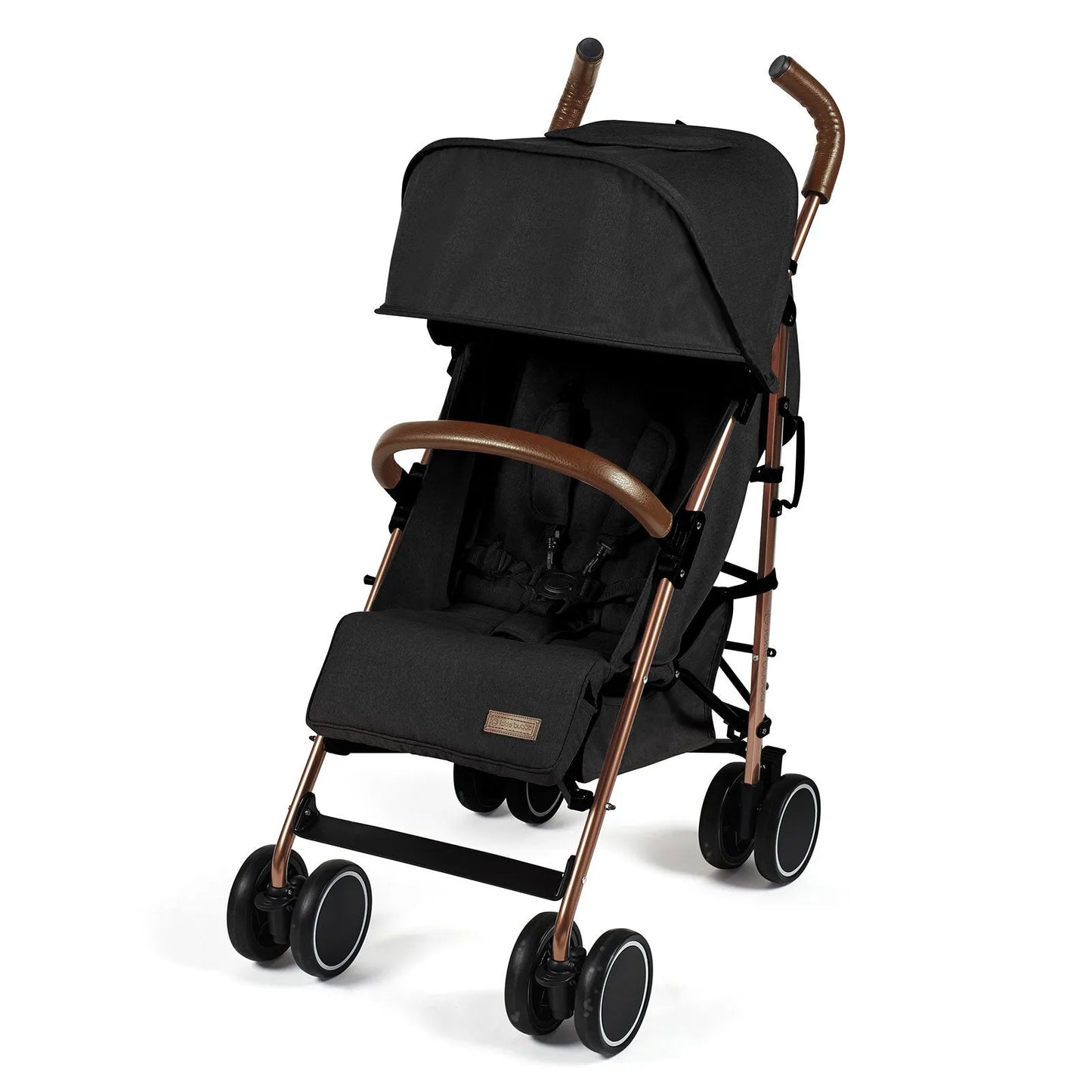 Ickle Bubba Discovery Prime Stroller Black on Rose