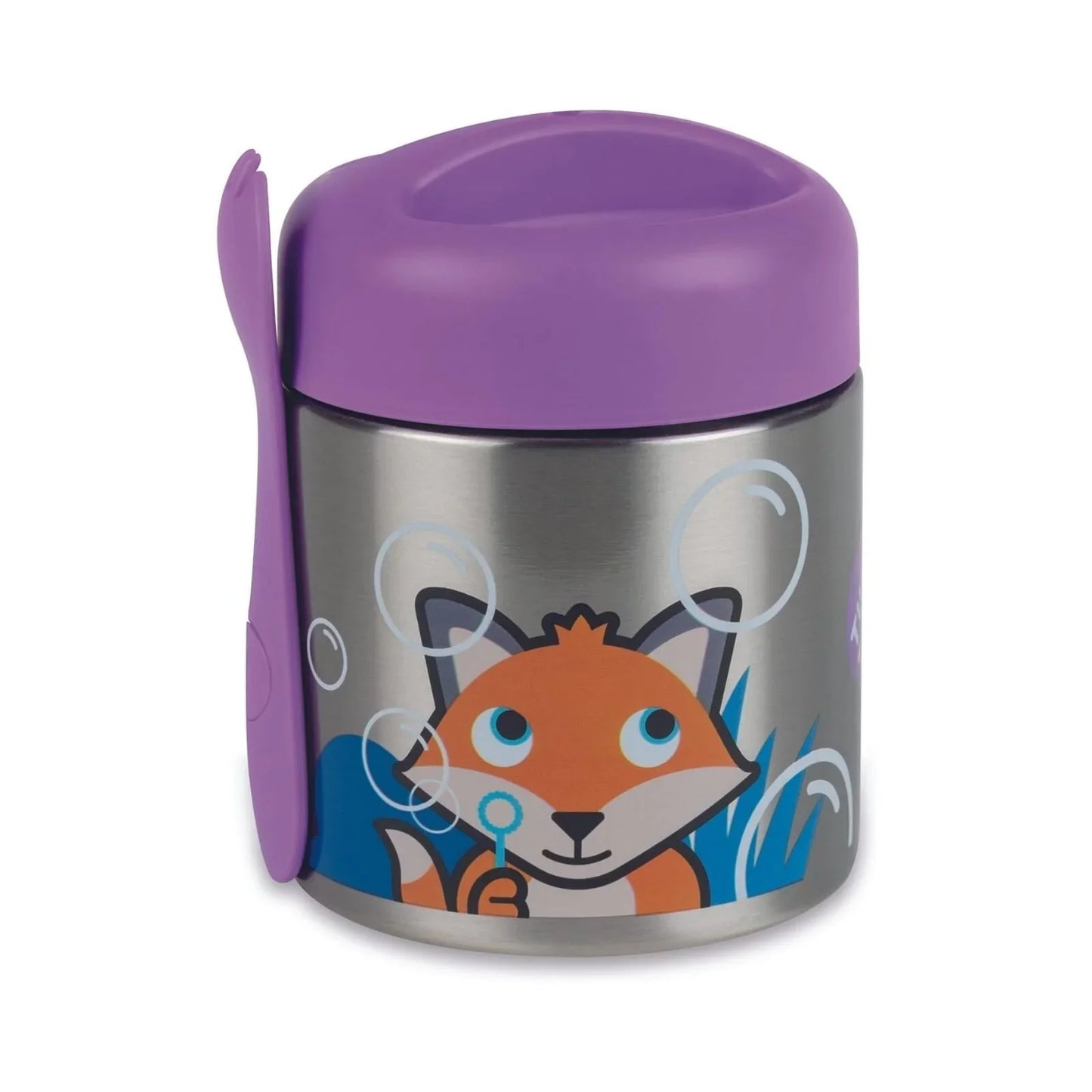 TUM TUM Thermal Food Flask with Magnetic Spork - Felicity Fox