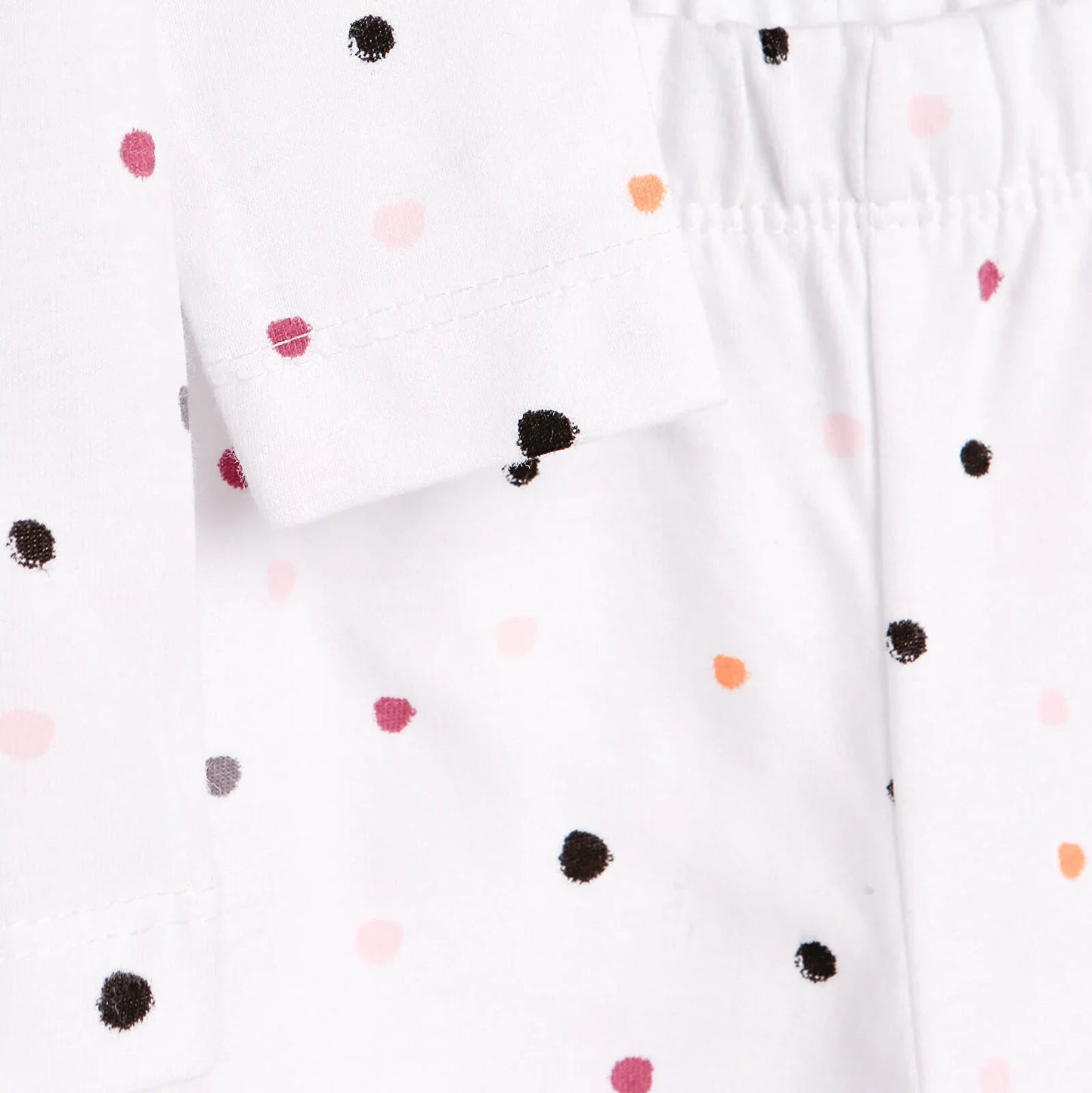 HelloBaby Basic Baby Girl Pyjamas Set - White