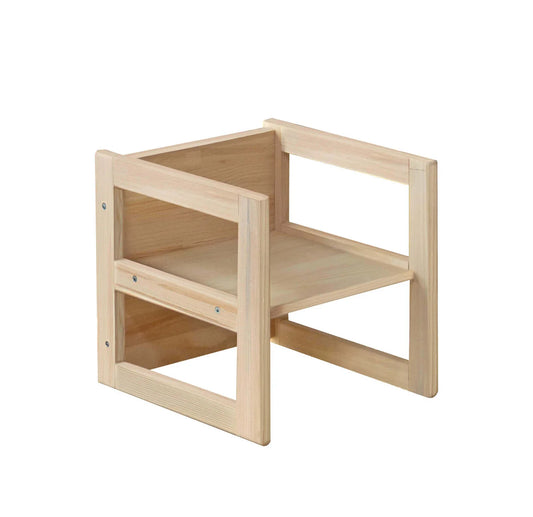 Montessori Wooden Convertable Table & Chair 36,1 cm (W) x 33,7 cm (H) x 36,6 cm (L)