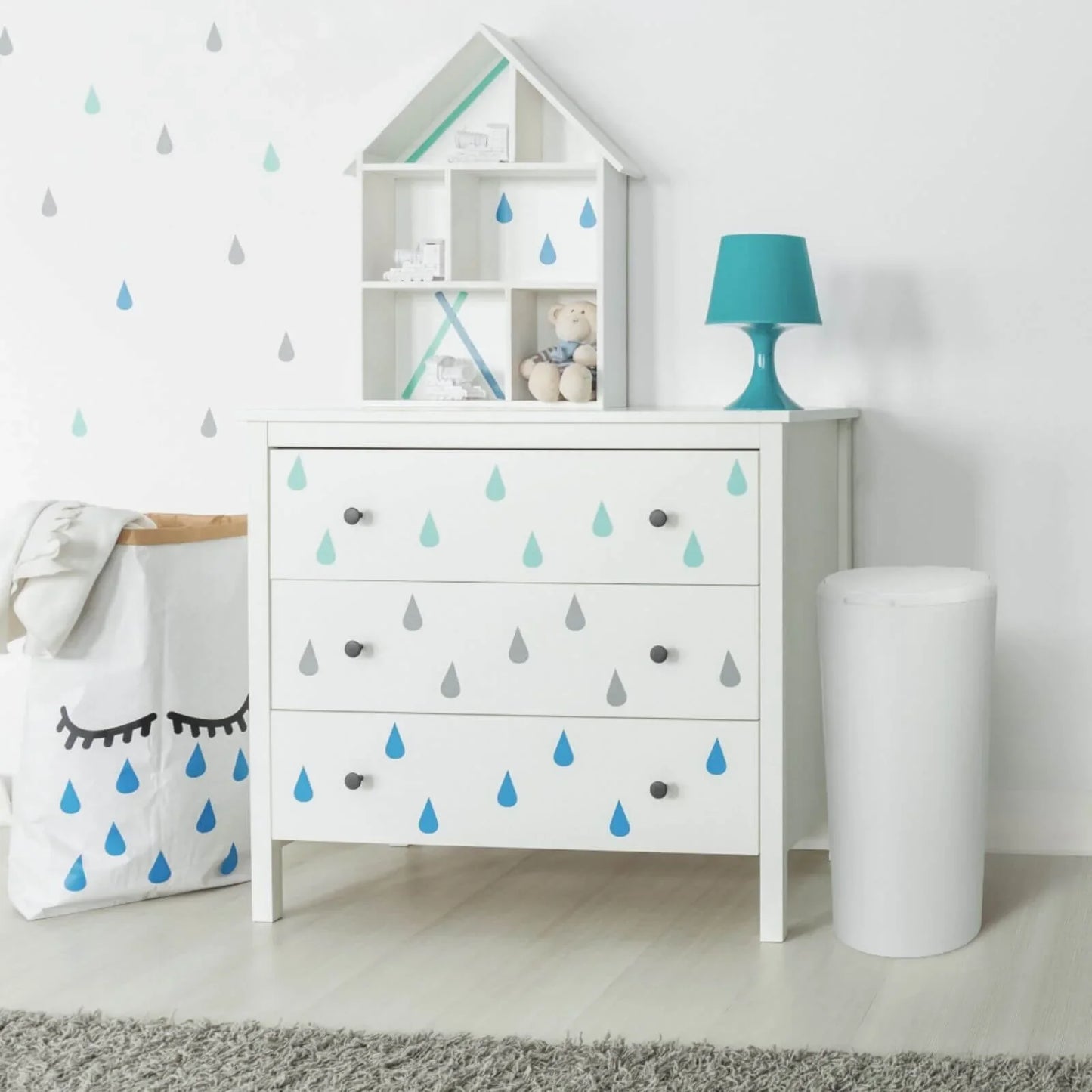 PurePail Classic Nappy Bin - White