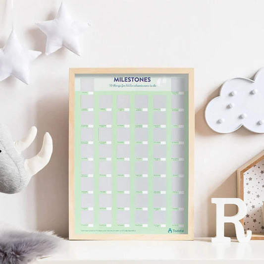 Toddle born Wild A3 Milestones Poster