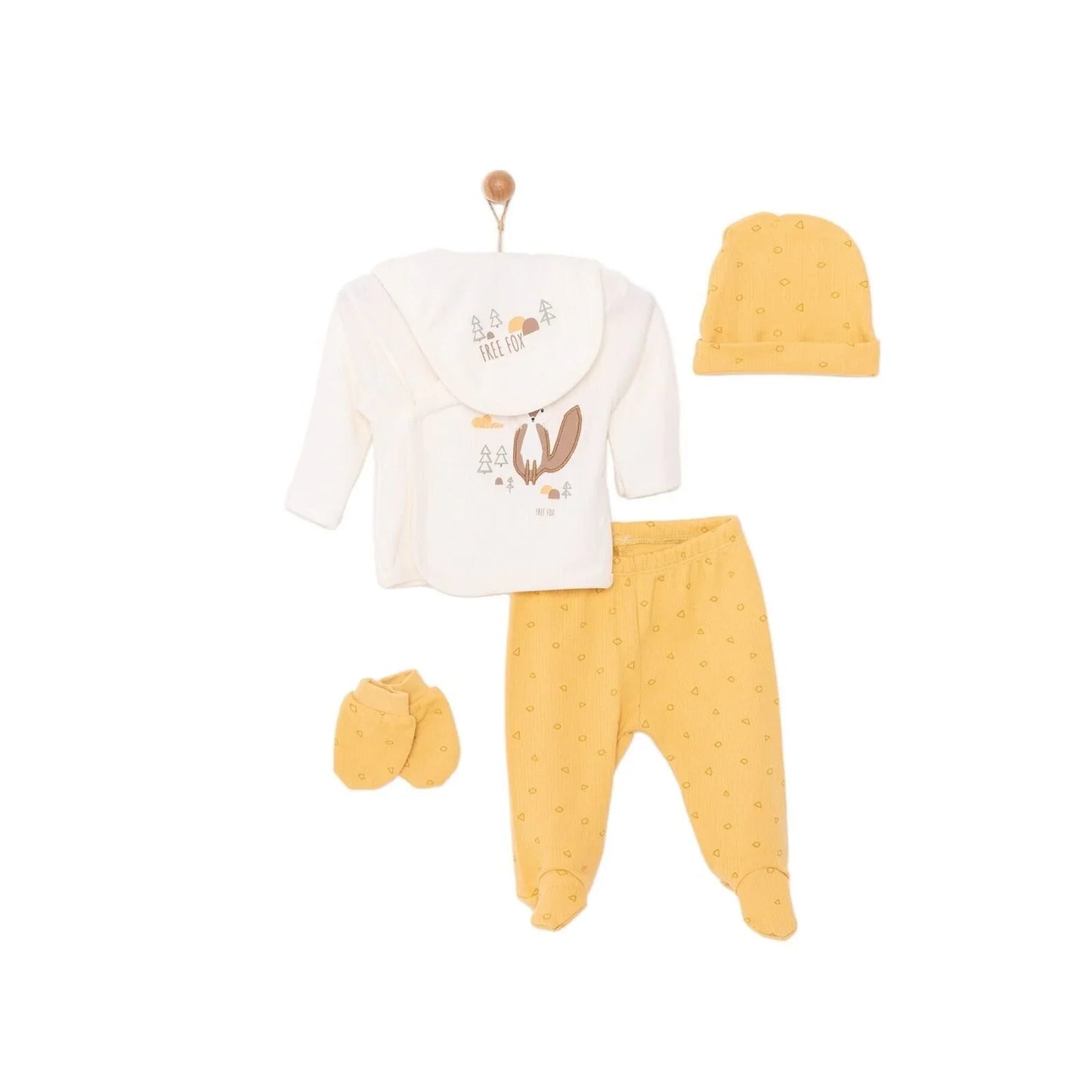 Little Life Newborn Unisex 5 pcs Starter Set - Ecru