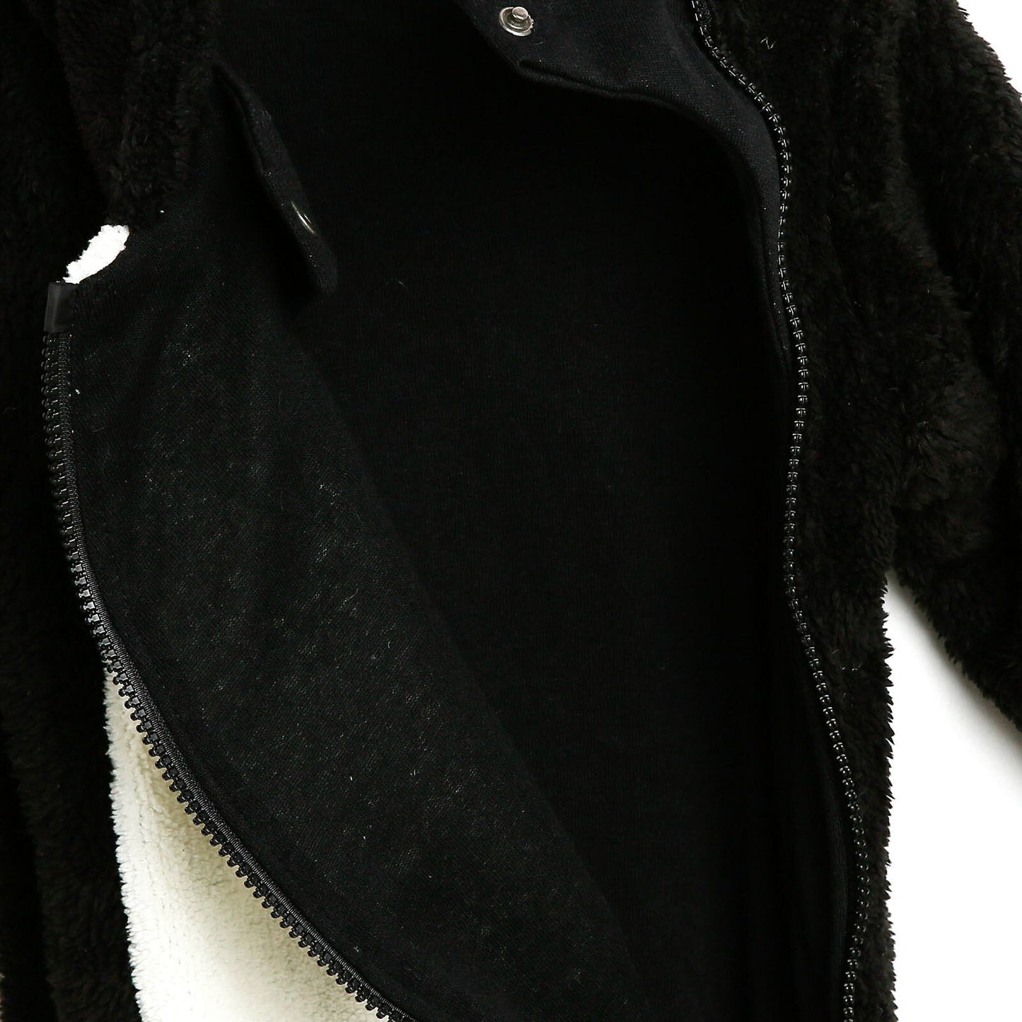 Midimod Newborn Welsoft Penguin Footed Jumpsuit - Black